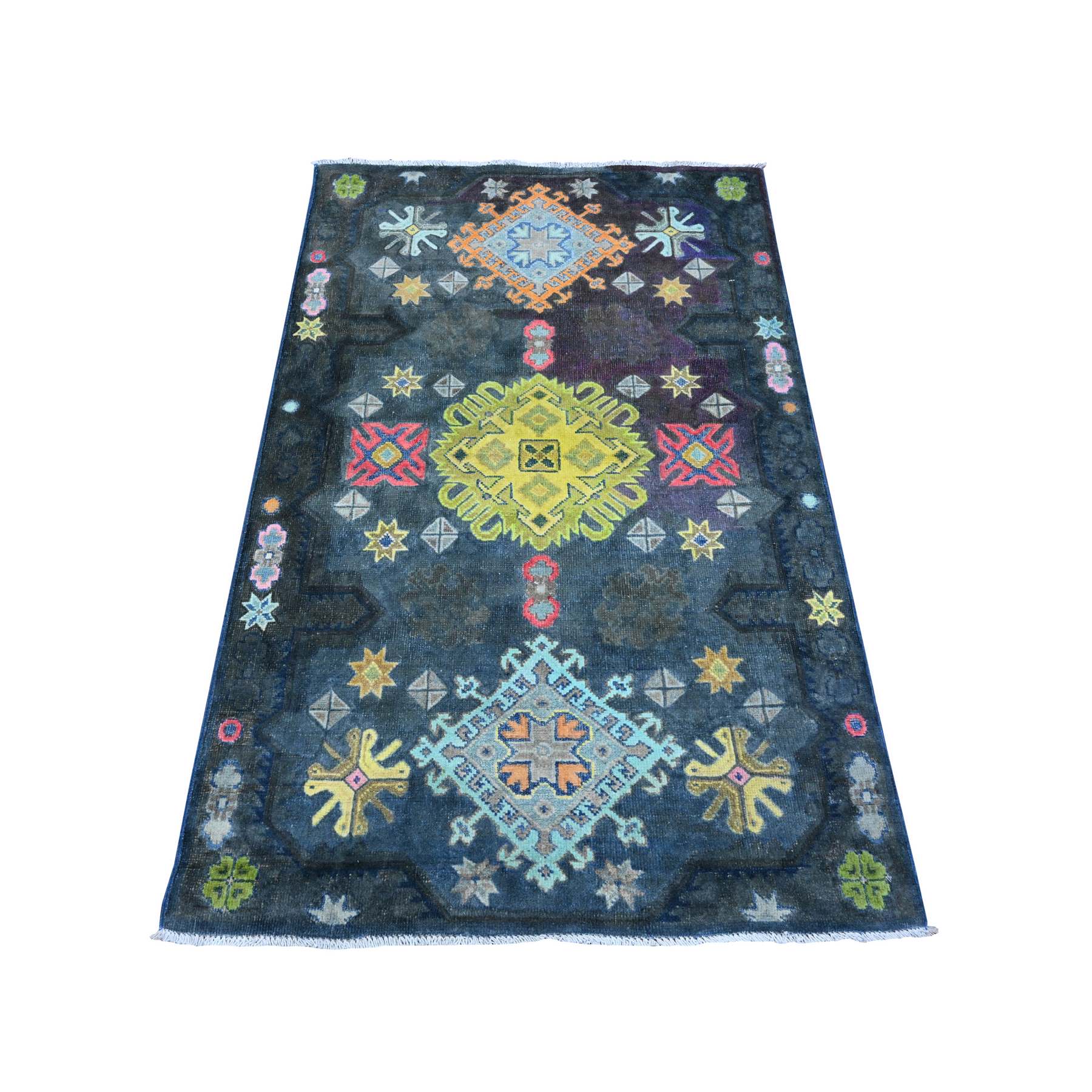 Kazak-Hand-Knotted-Rug-448560