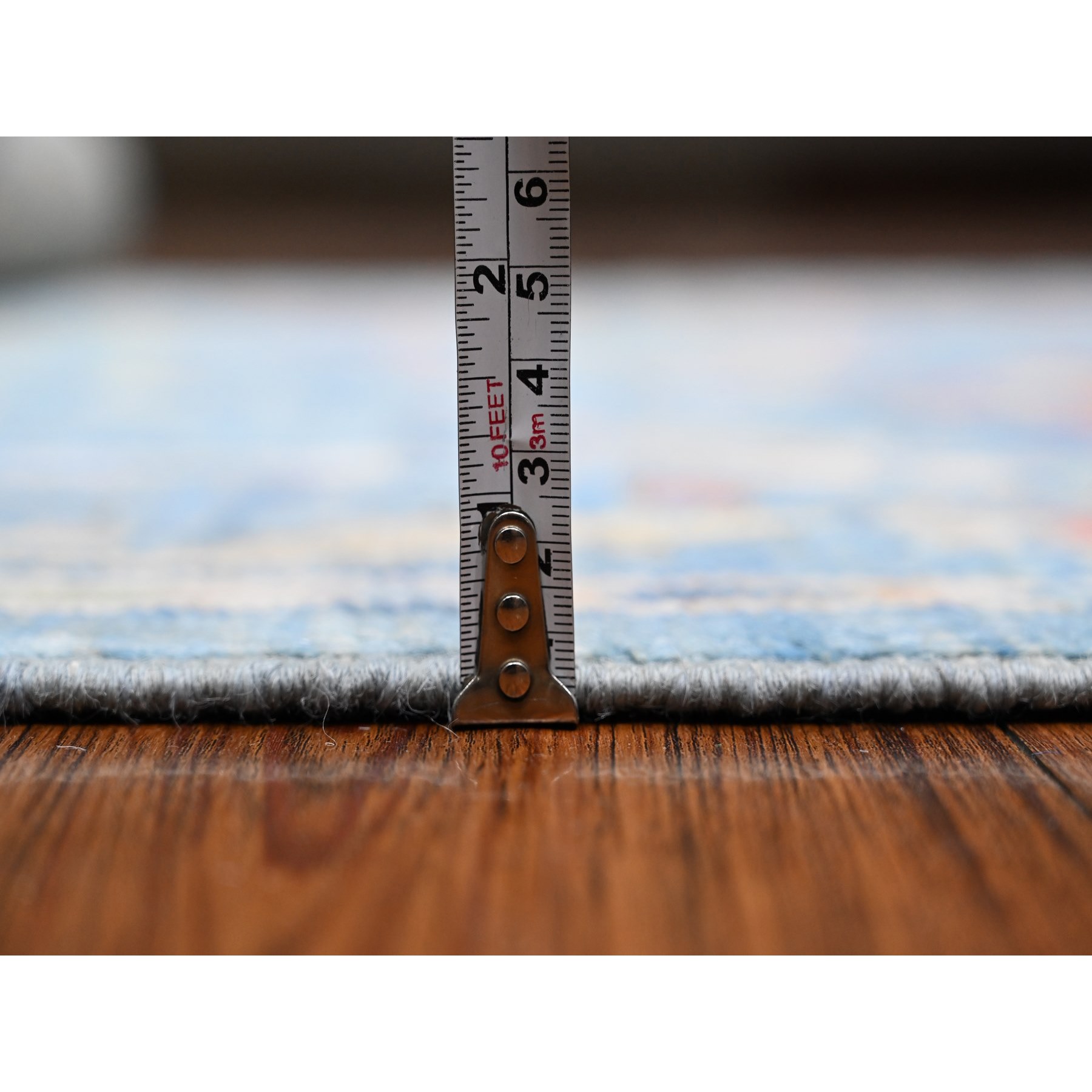 Oushak-And-Peshawar-Hand-Knotted-Rug-447535