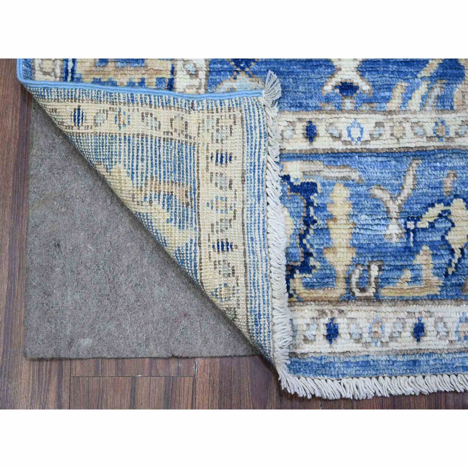 Oushak-And-Peshawar-Hand-Knotted-Rug-447555