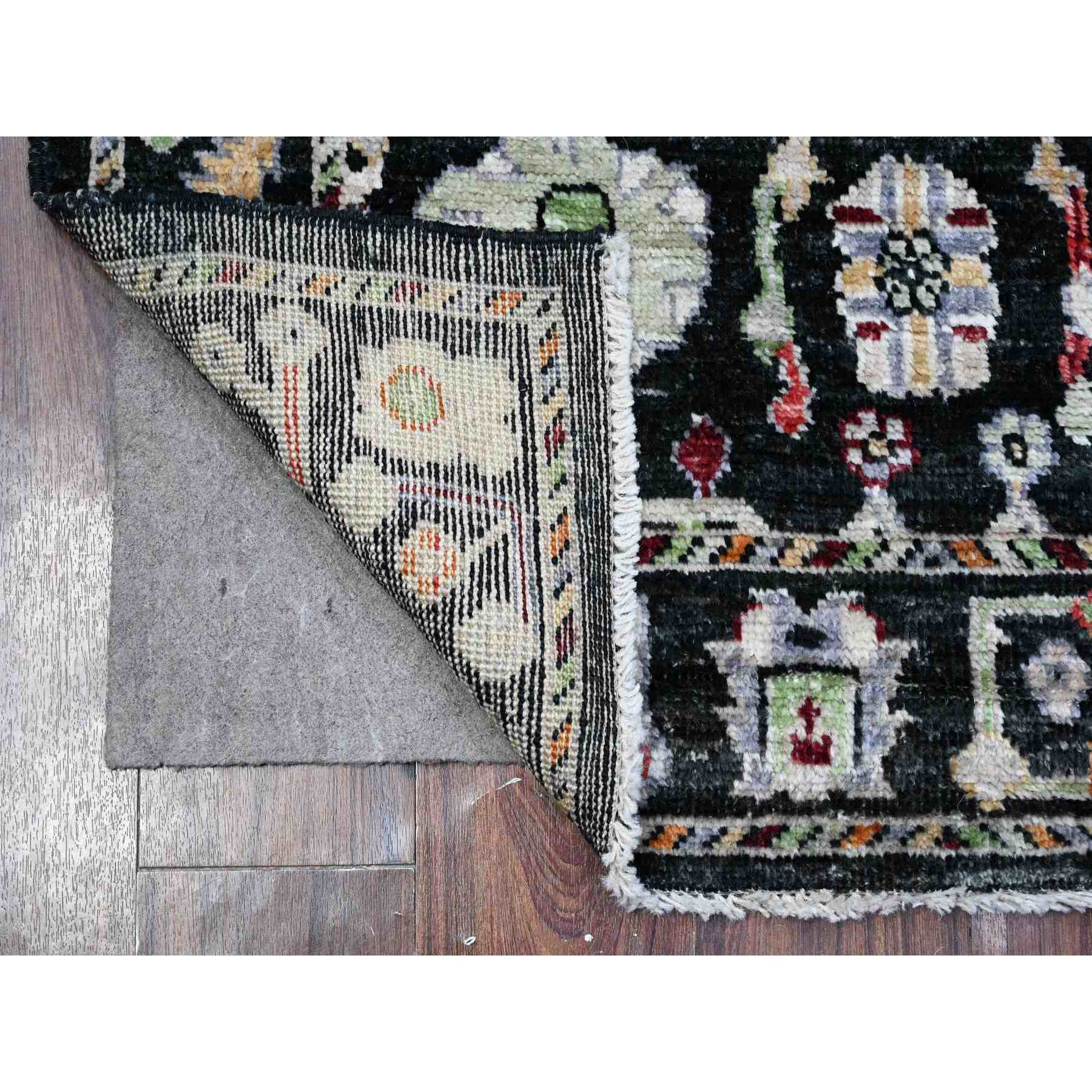 Oushak-And-Peshawar-Hand-Knotted-Rug-447580