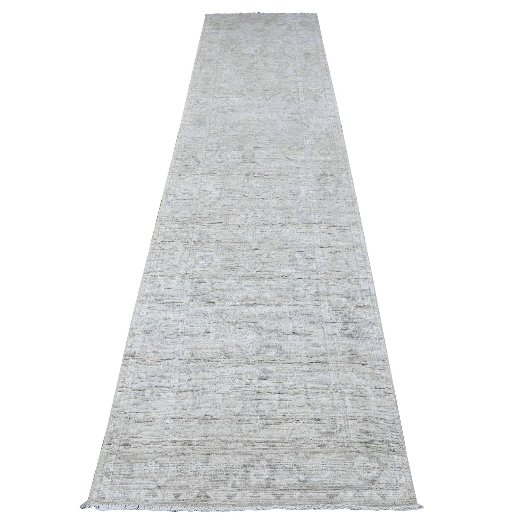 Oushak-And-Peshawar-Hand-Knotted-Rug-447675