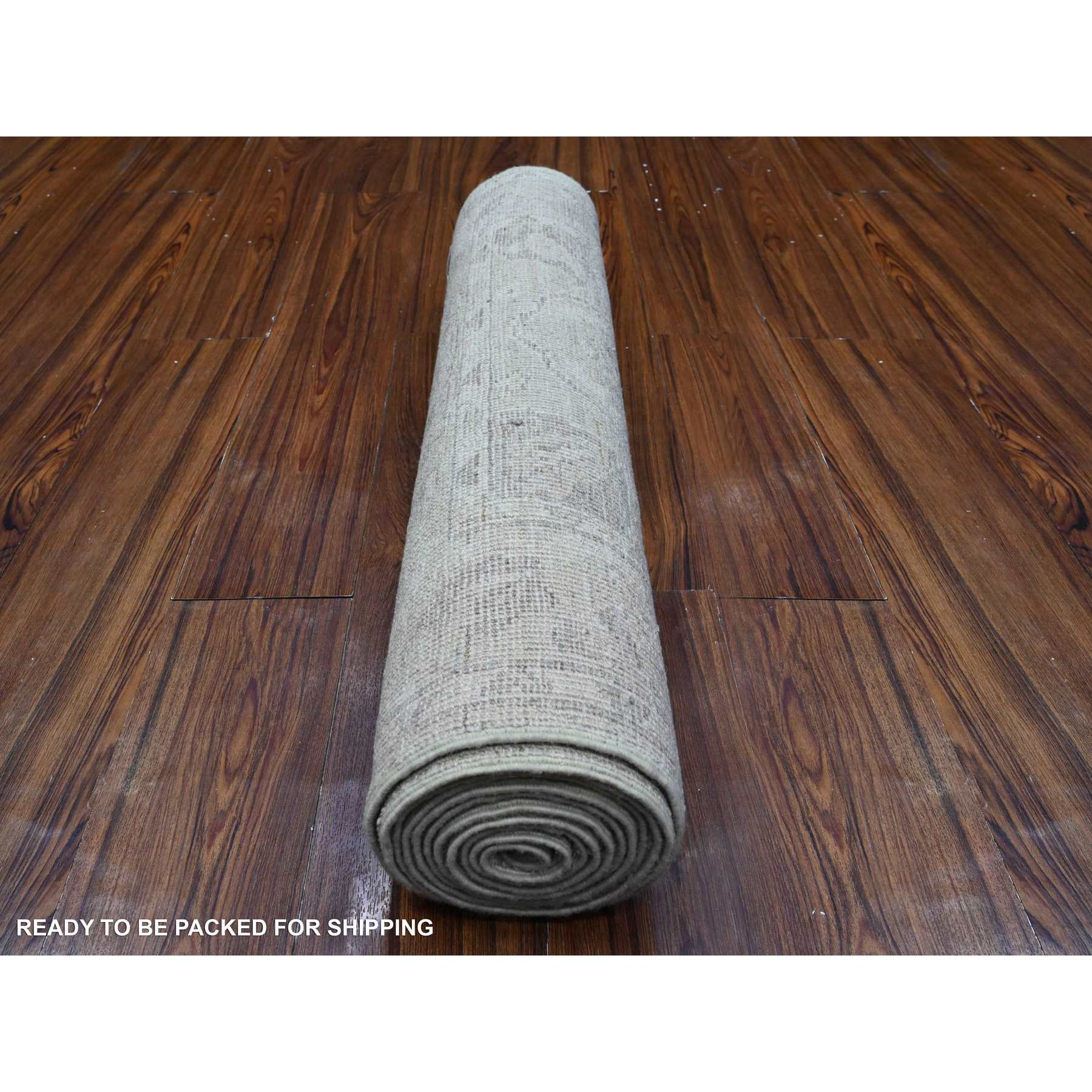 Oushak-And-Peshawar-Hand-Knotted-Rug-447675