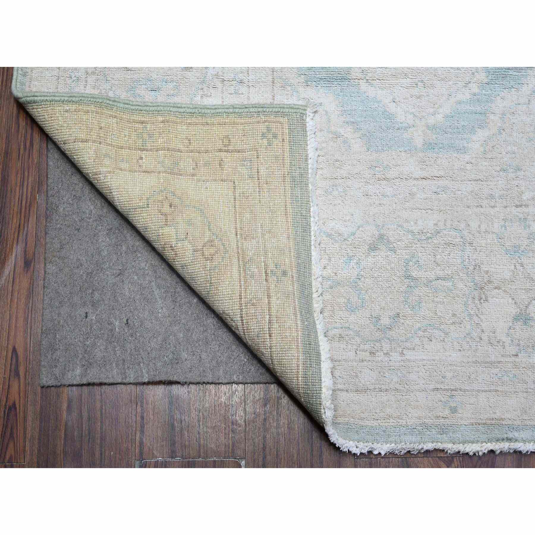 Oushak-And-Peshawar-Hand-Knotted-Rug-447705