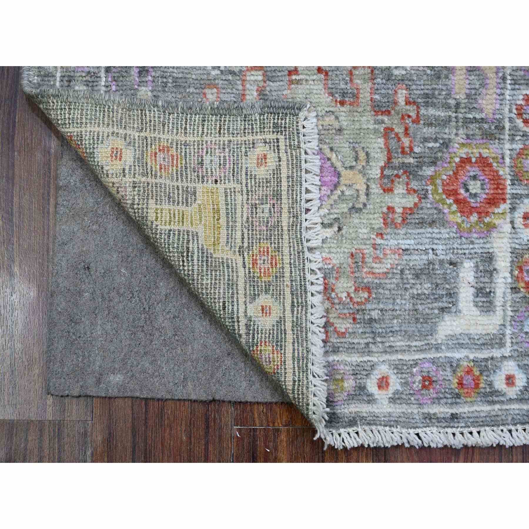 Oushak-And-Peshawar-Hand-Knotted-Rug-447865