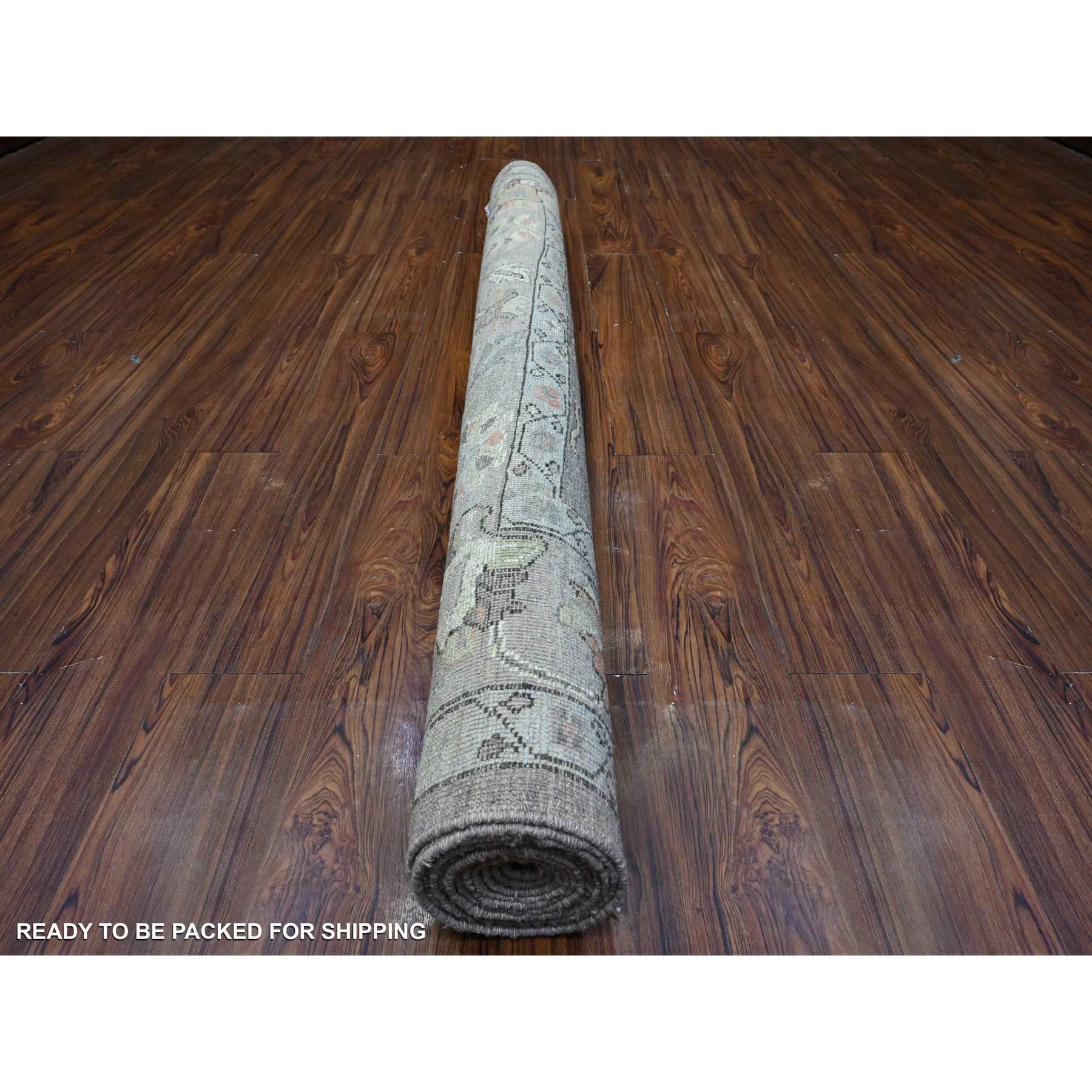 Oushak-And-Peshawar-Hand-Knotted-Rug-447940