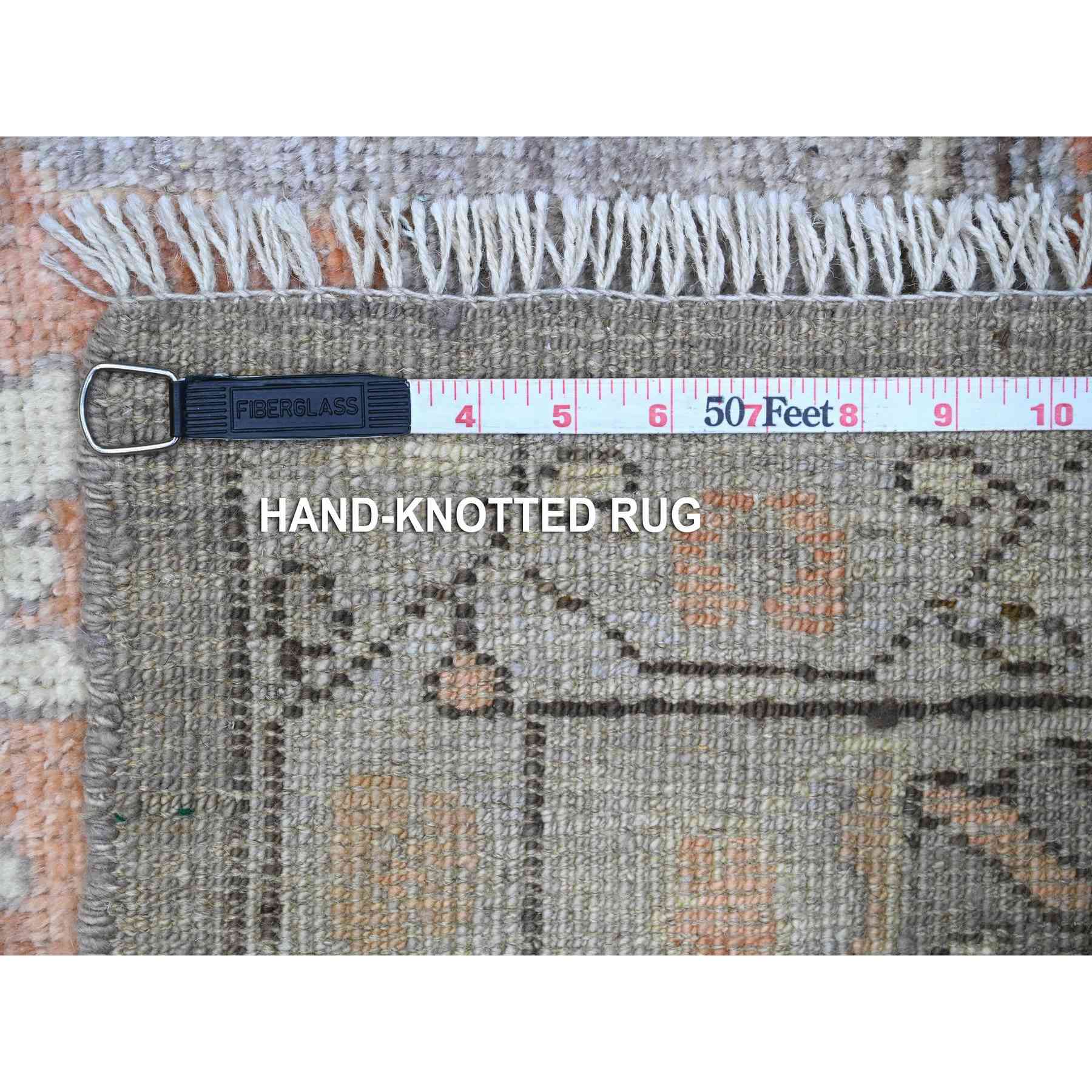 Oushak-And-Peshawar-Hand-Knotted-Rug-447940