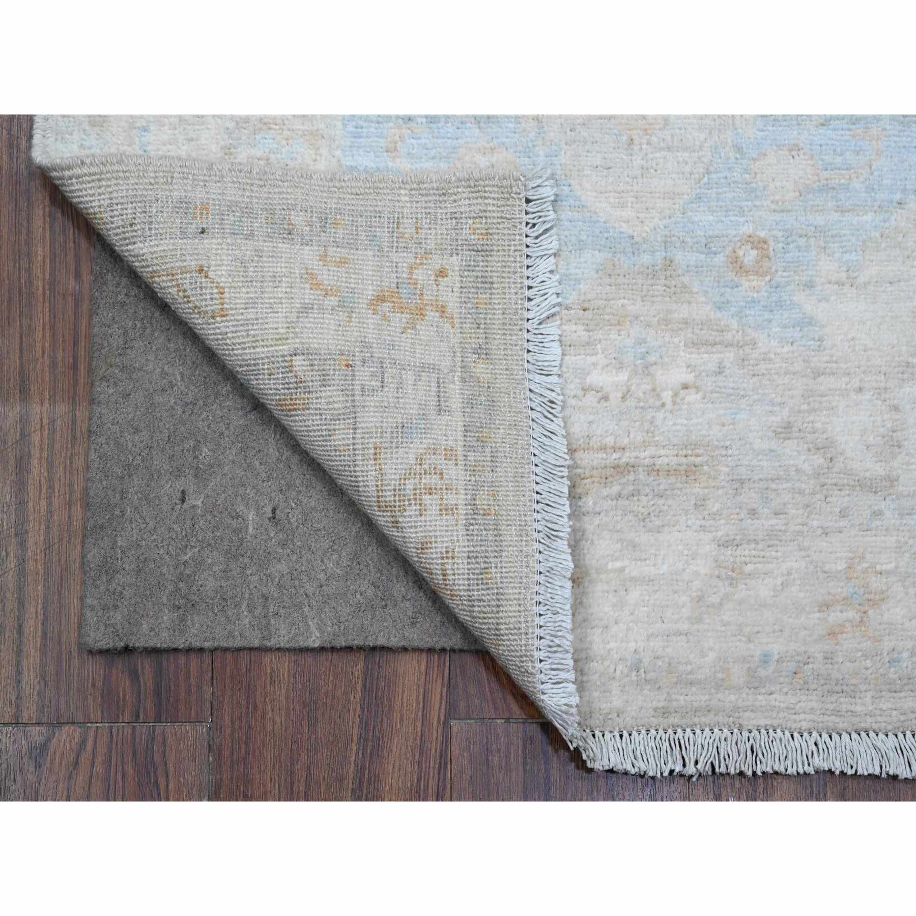 Oushak-And-Peshawar-Hand-Knotted-Rug-448010