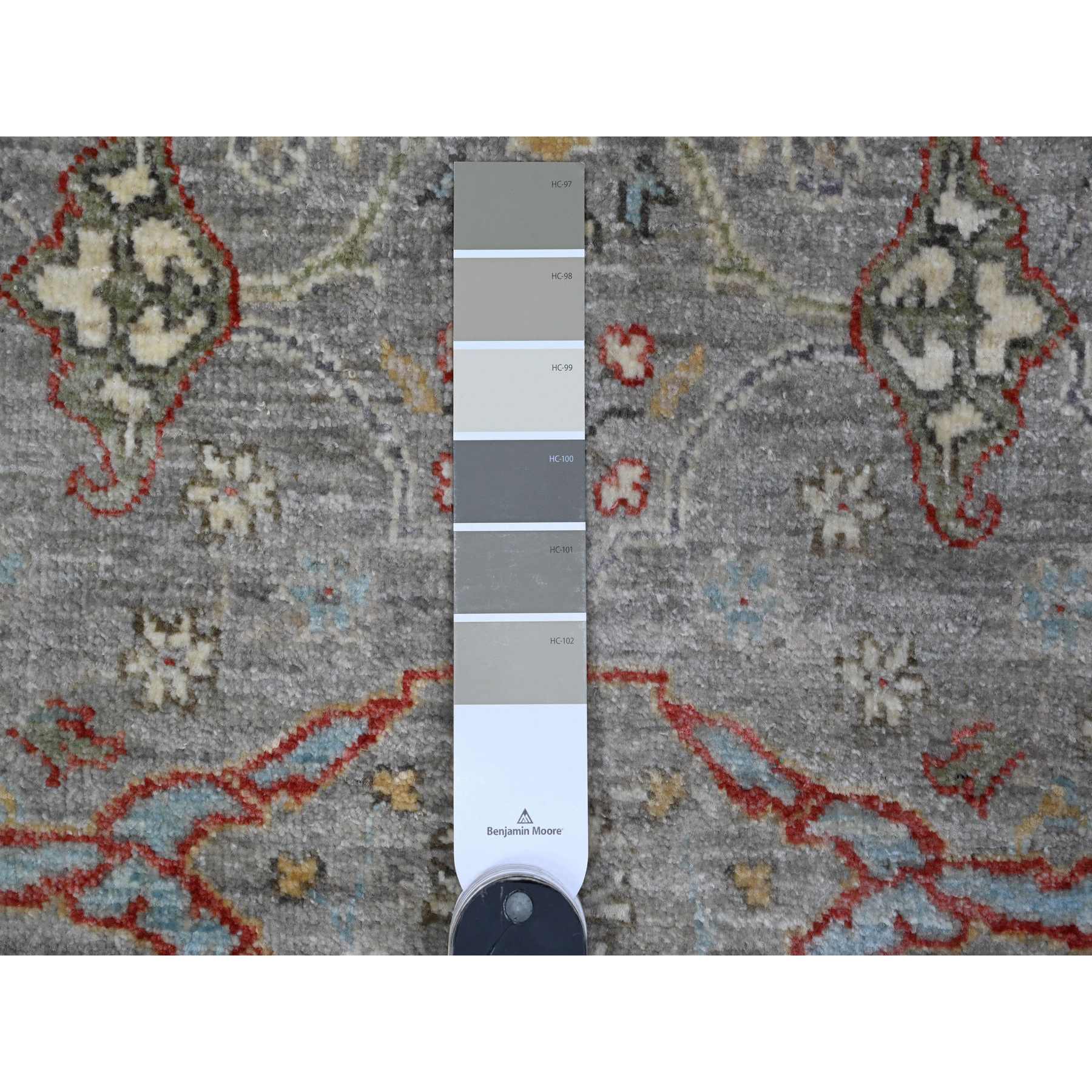Oushak-And-Peshawar-Hand-Knotted-Rug-448015