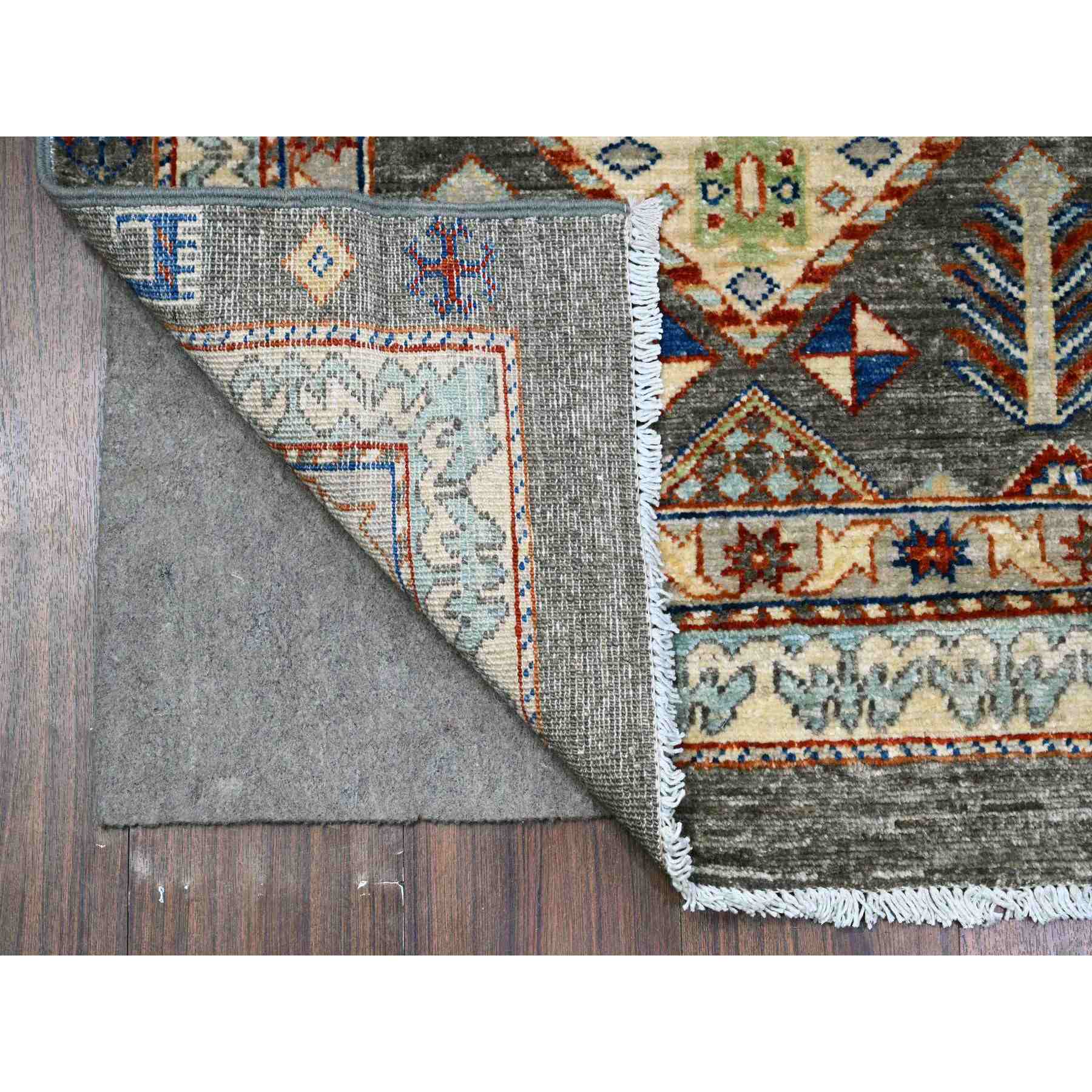 Oushak-And-Peshawar-Hand-Knotted-Rug-448020
