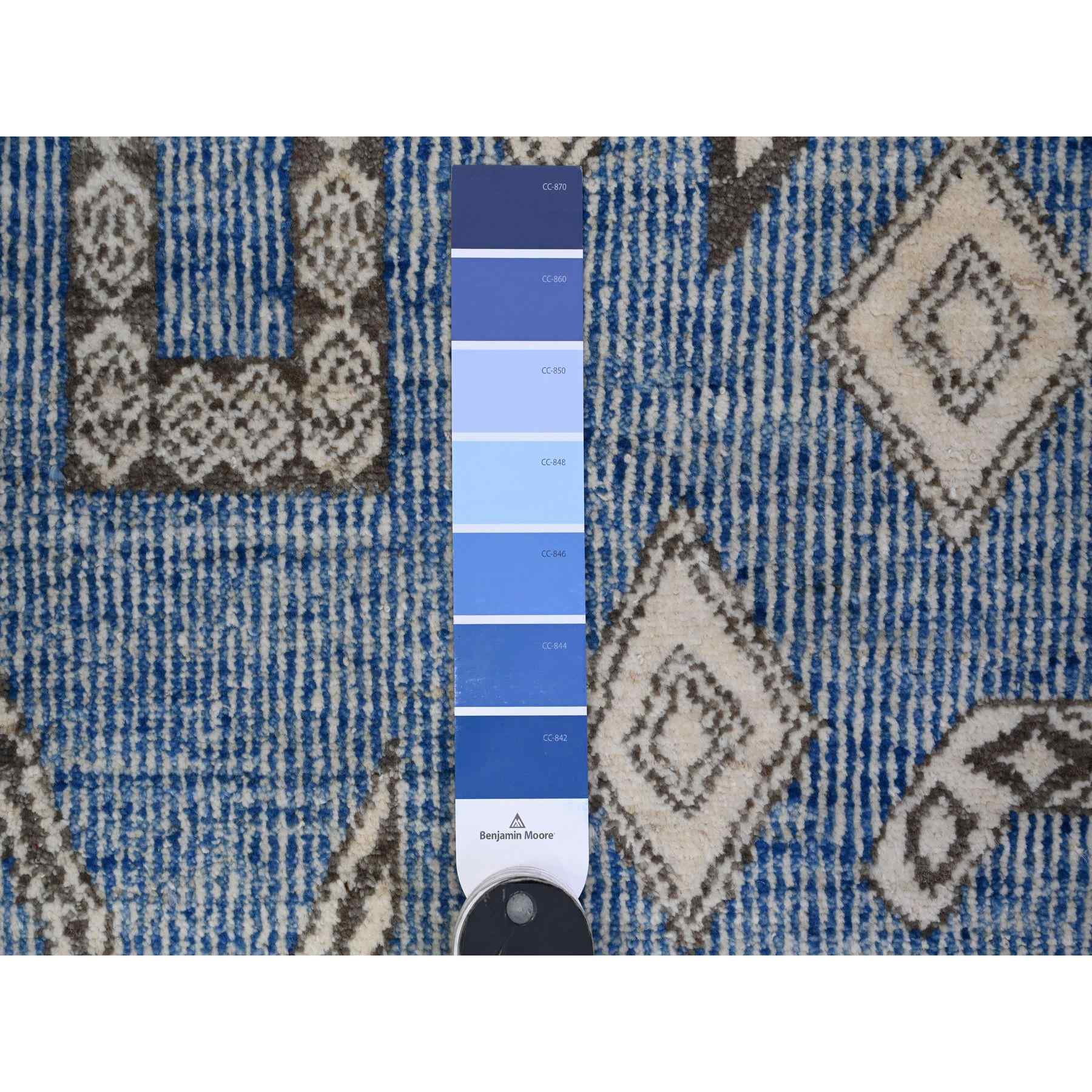 Oushak-And-Peshawar-Hand-Knotted-Rug-448065