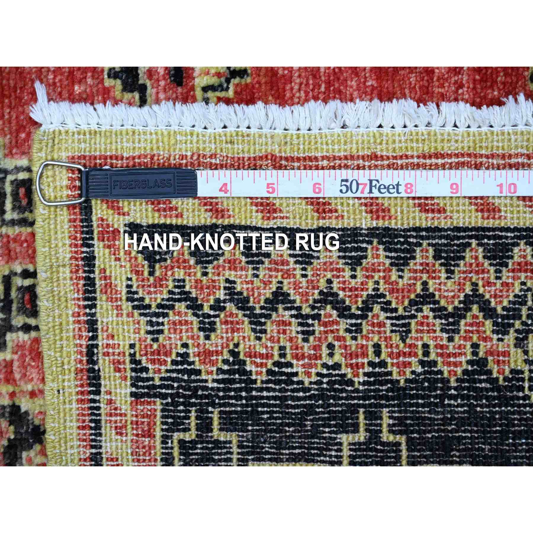 Oushak-And-Peshawar-Hand-Knotted-Rug-448075
