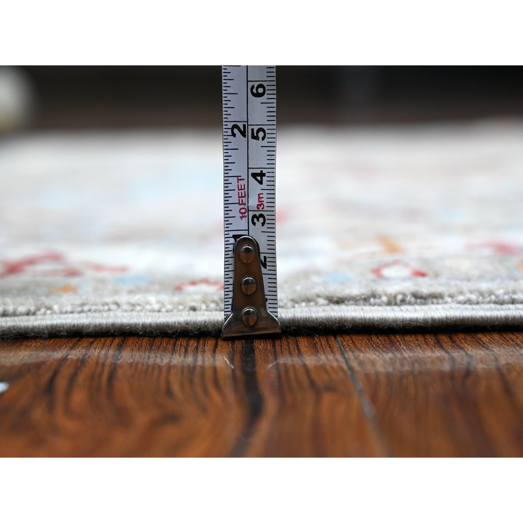 Oushak-And-Peshawar-Hand-Knotted-Rug-448115