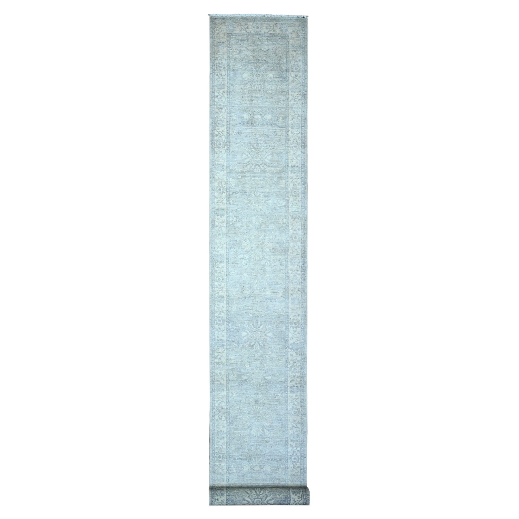 Oushak-And-Peshawar-Hand-Knotted-Rug-448125