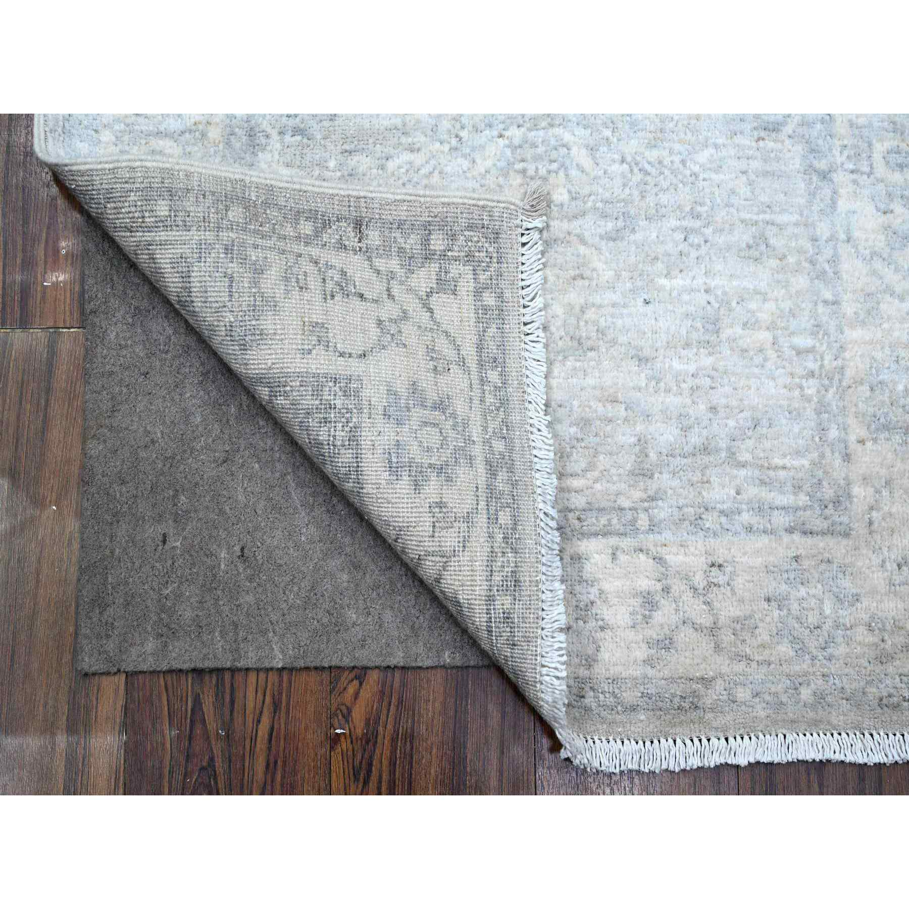 Oushak-And-Peshawar-Hand-Knotted-Rug-448125