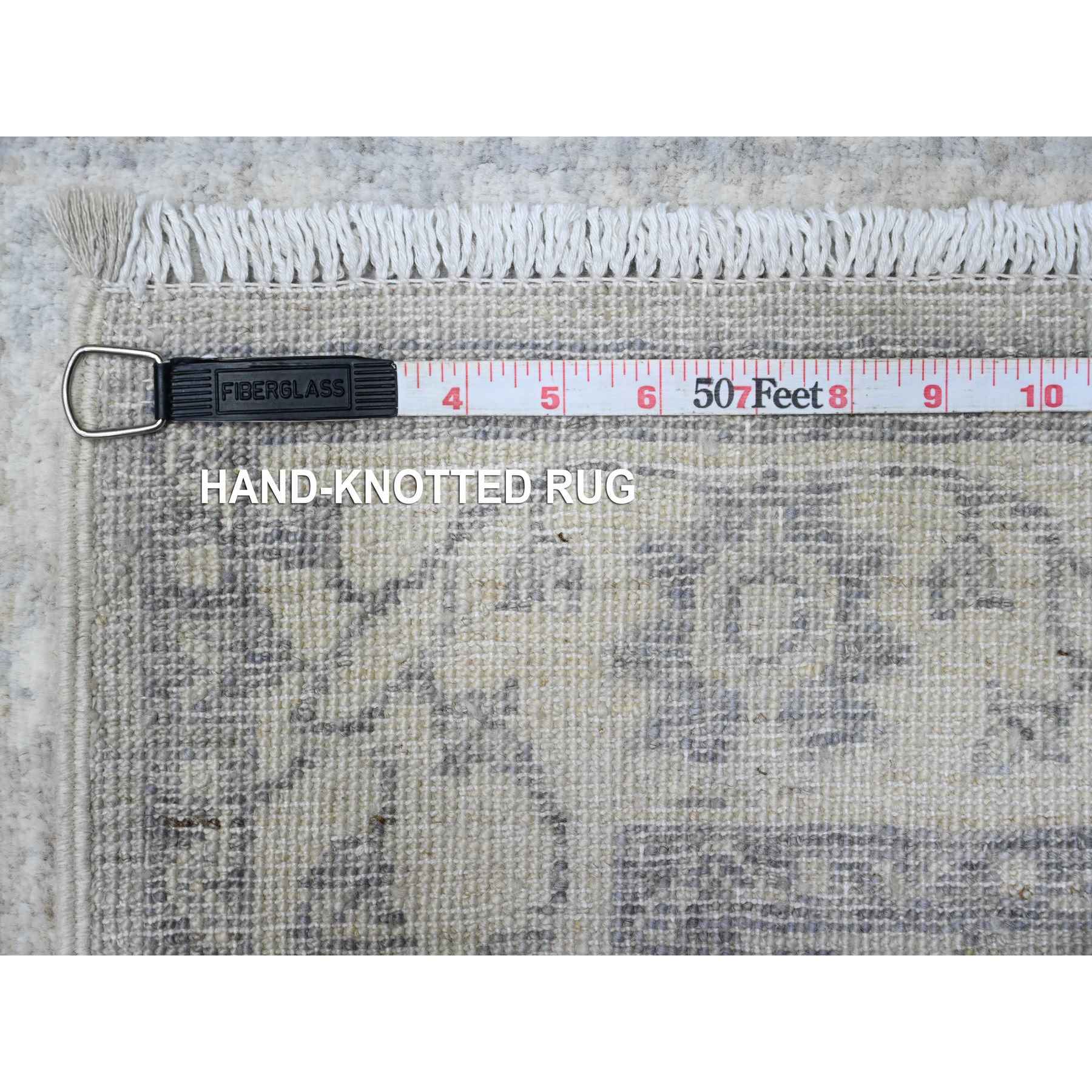 Oushak-And-Peshawar-Hand-Knotted-Rug-448125