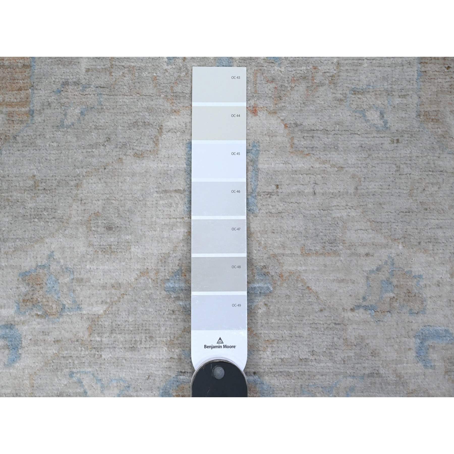 Oushak-And-Peshawar-Hand-Knotted-Rug-448135