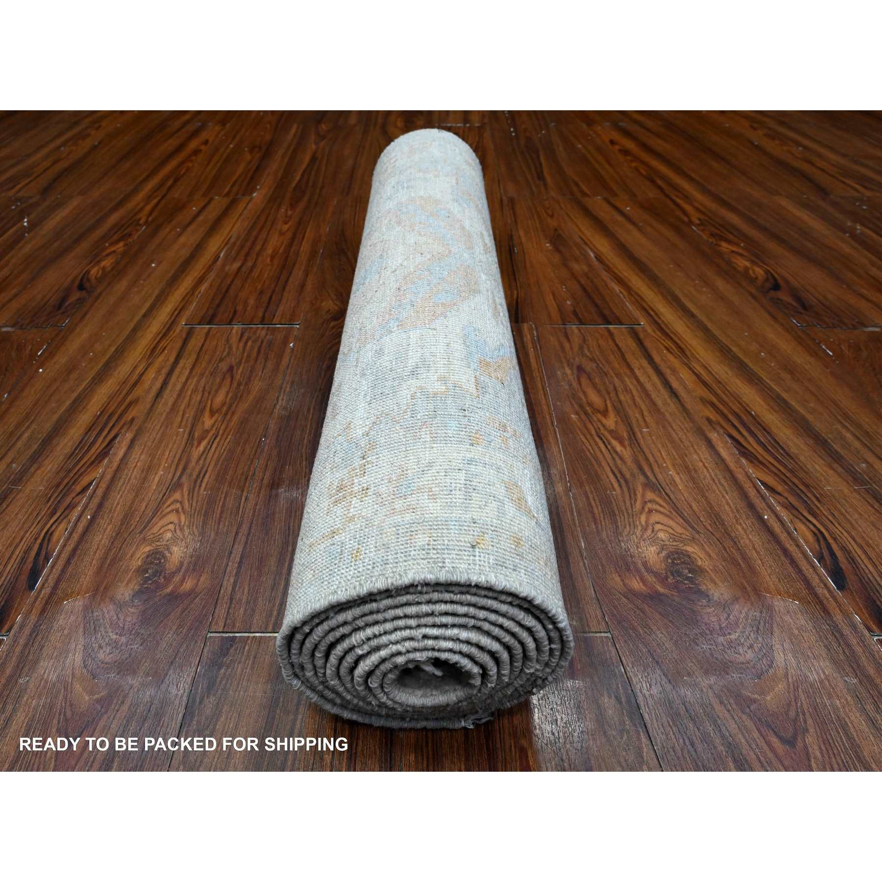 Oushak-And-Peshawar-Hand-Knotted-Rug-448135