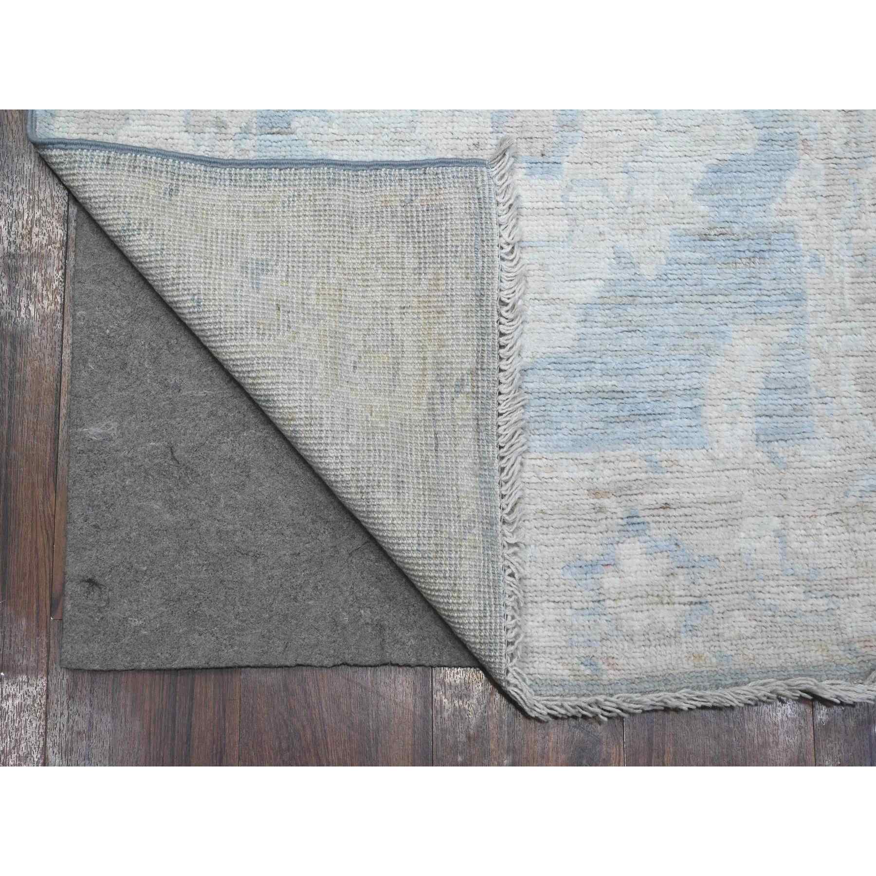 Oushak-And-Peshawar-Hand-Knotted-Rug-448150