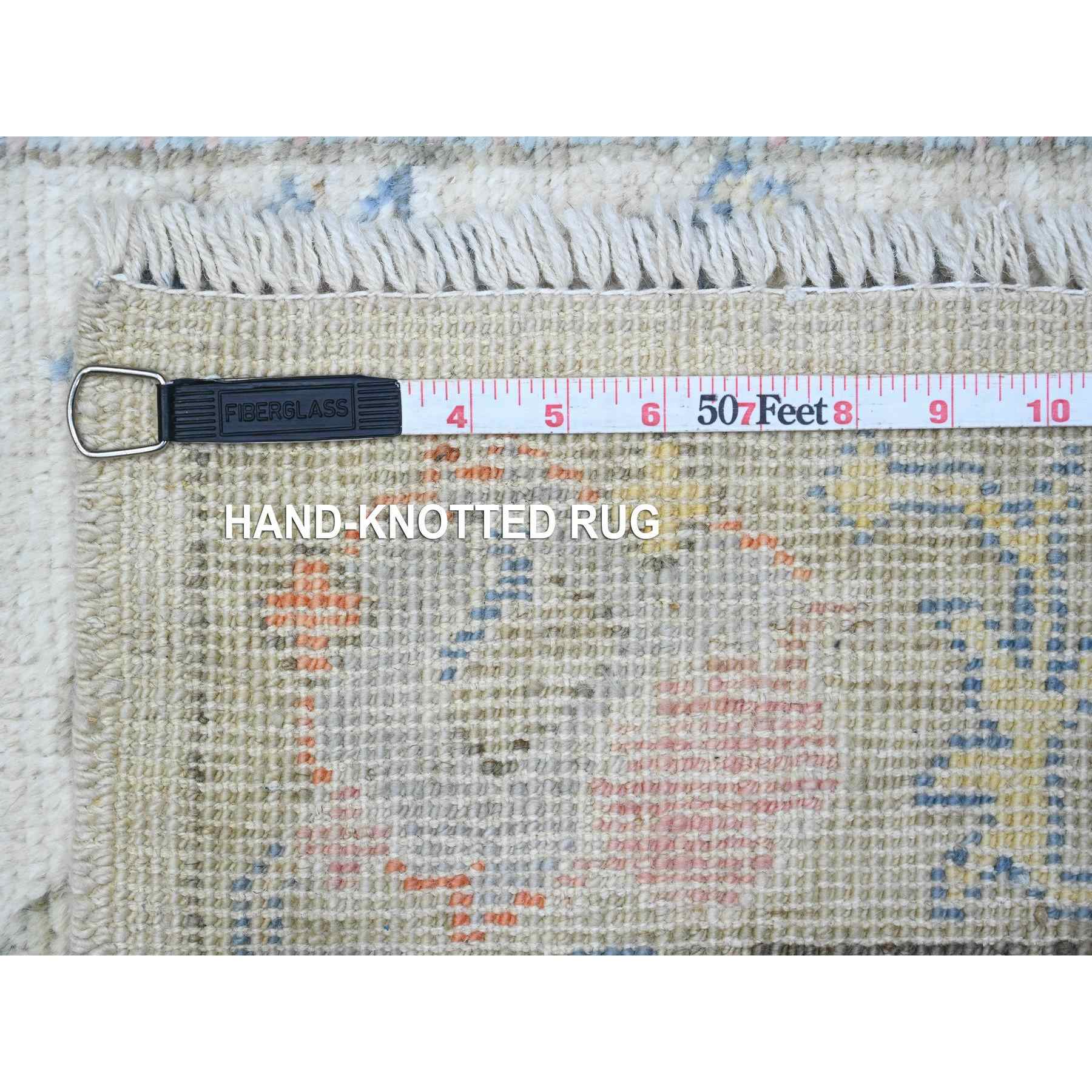 Oushak-And-Peshawar-Hand-Knotted-Rug-448155