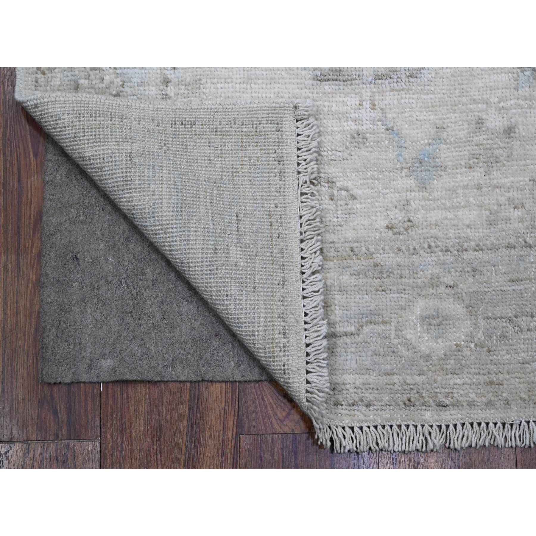 Oushak-And-Peshawar-Hand-Knotted-Rug-448185