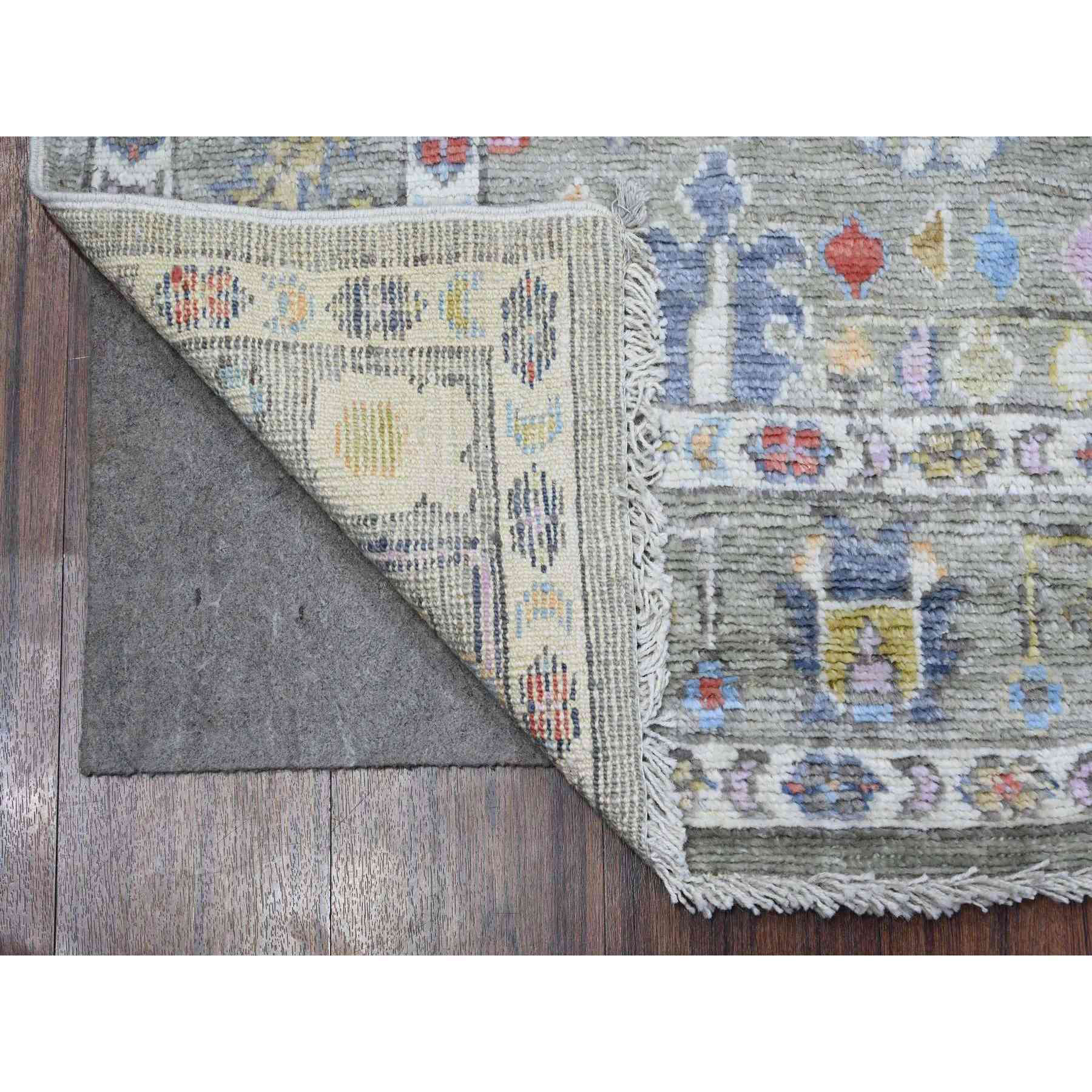 Oushak-And-Peshawar-Hand-Knotted-Rug-448235