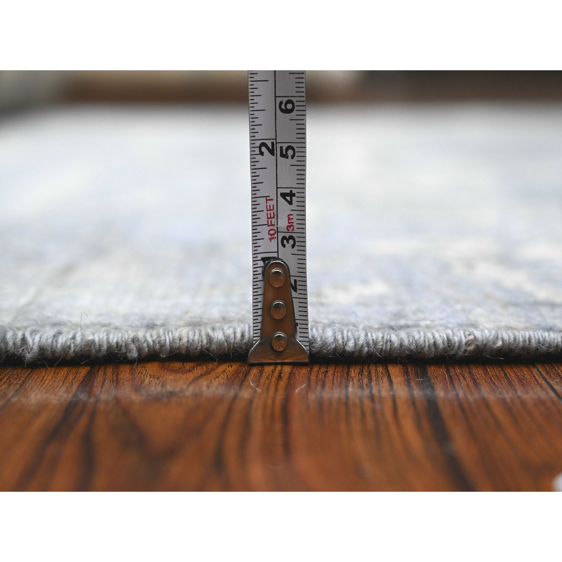 Oushak-And-Peshawar-Hand-Knotted-Rug-448365