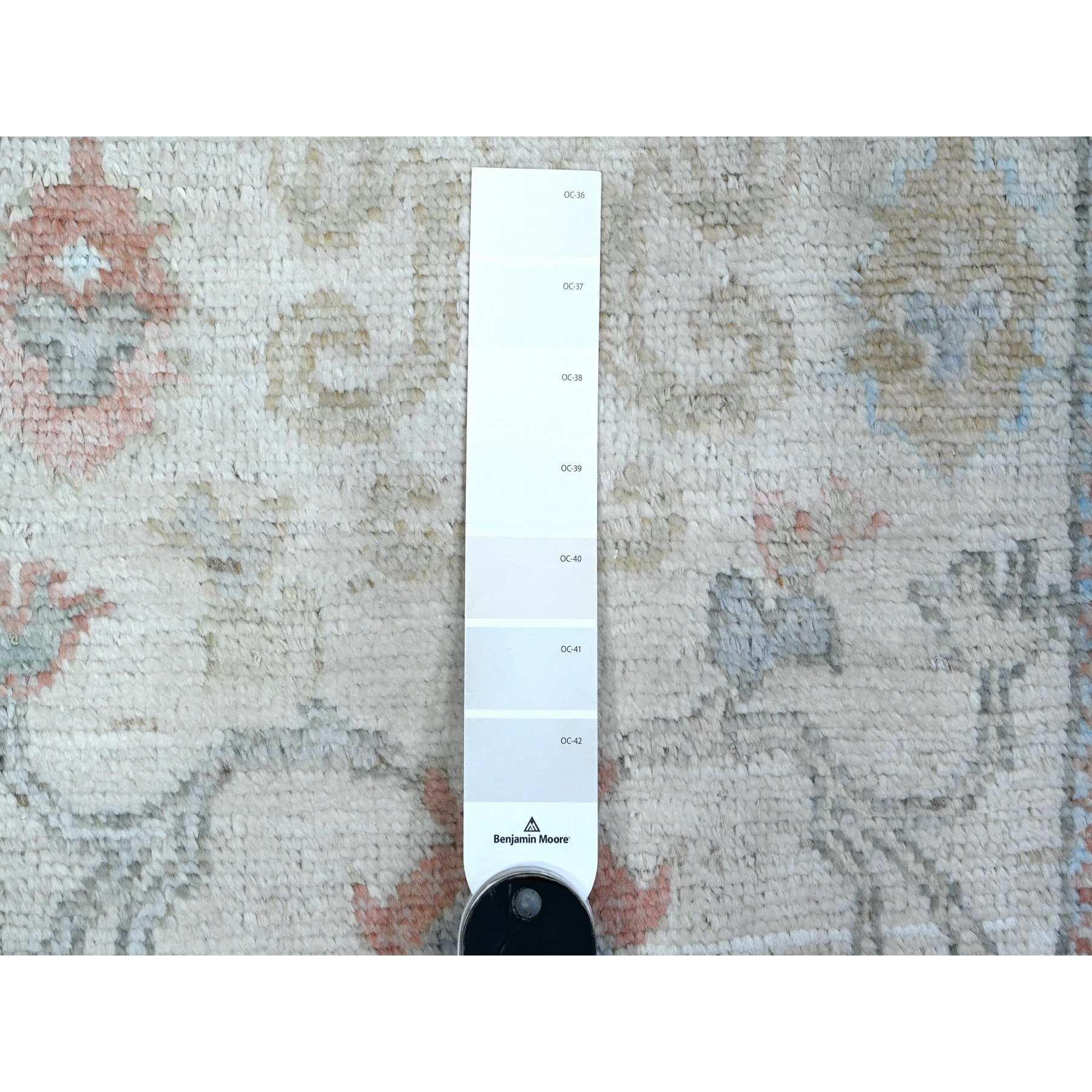 Oushak-And-Peshawar-Hand-Knotted-Rug-448385