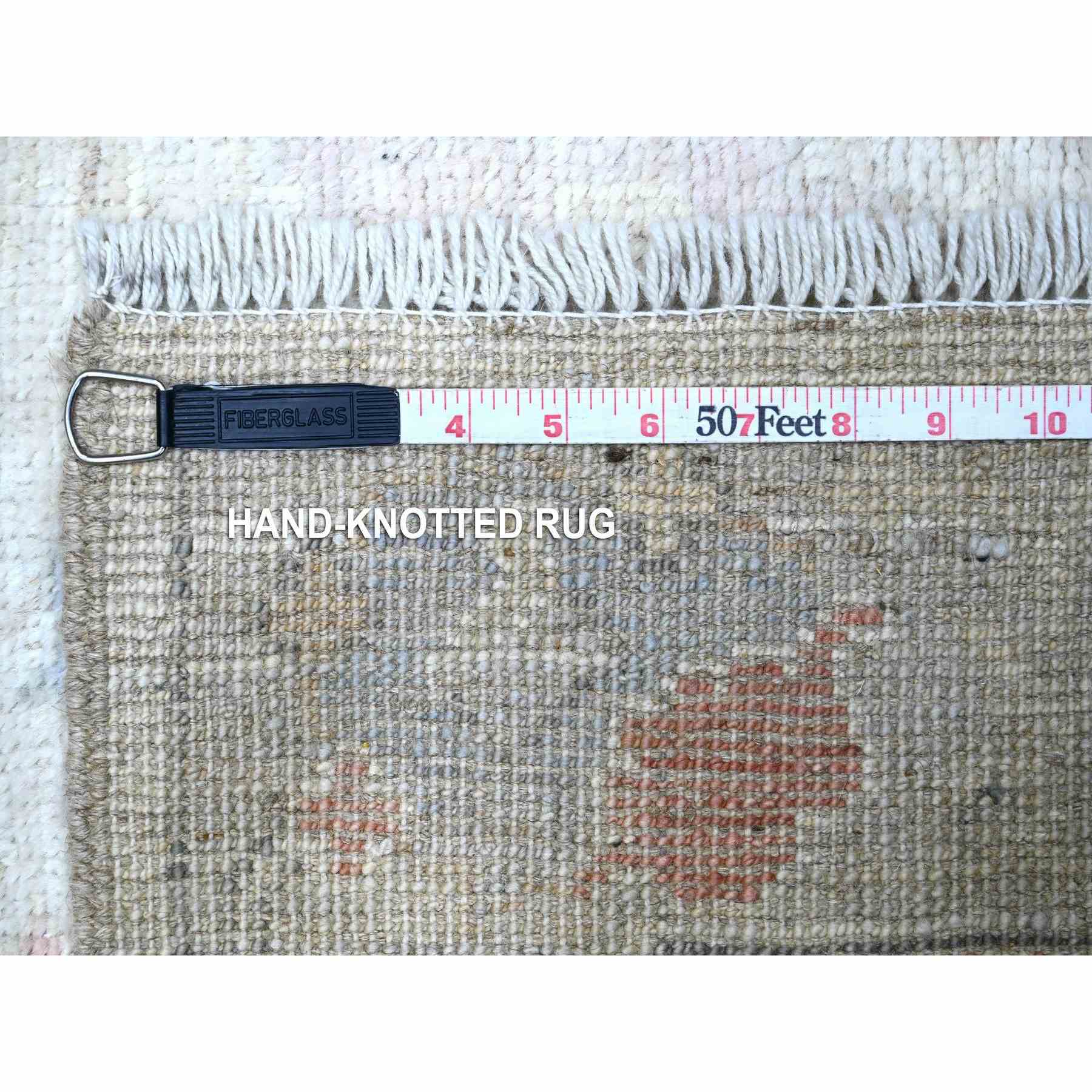 Oushak-And-Peshawar-Hand-Knotted-Rug-448385