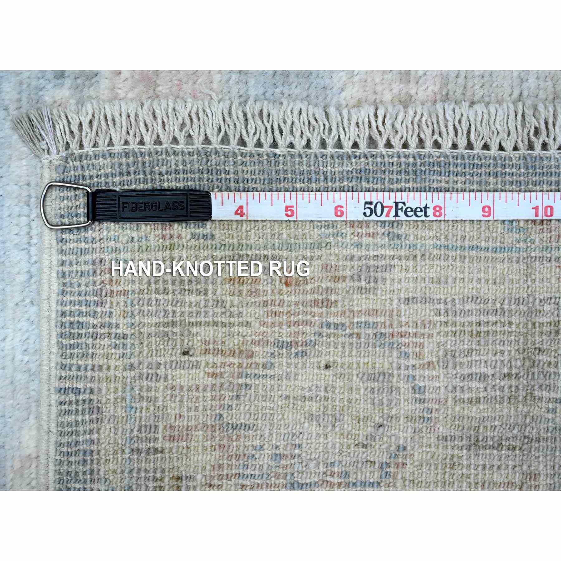 Oushak-And-Peshawar-Hand-Knotted-Rug-448390