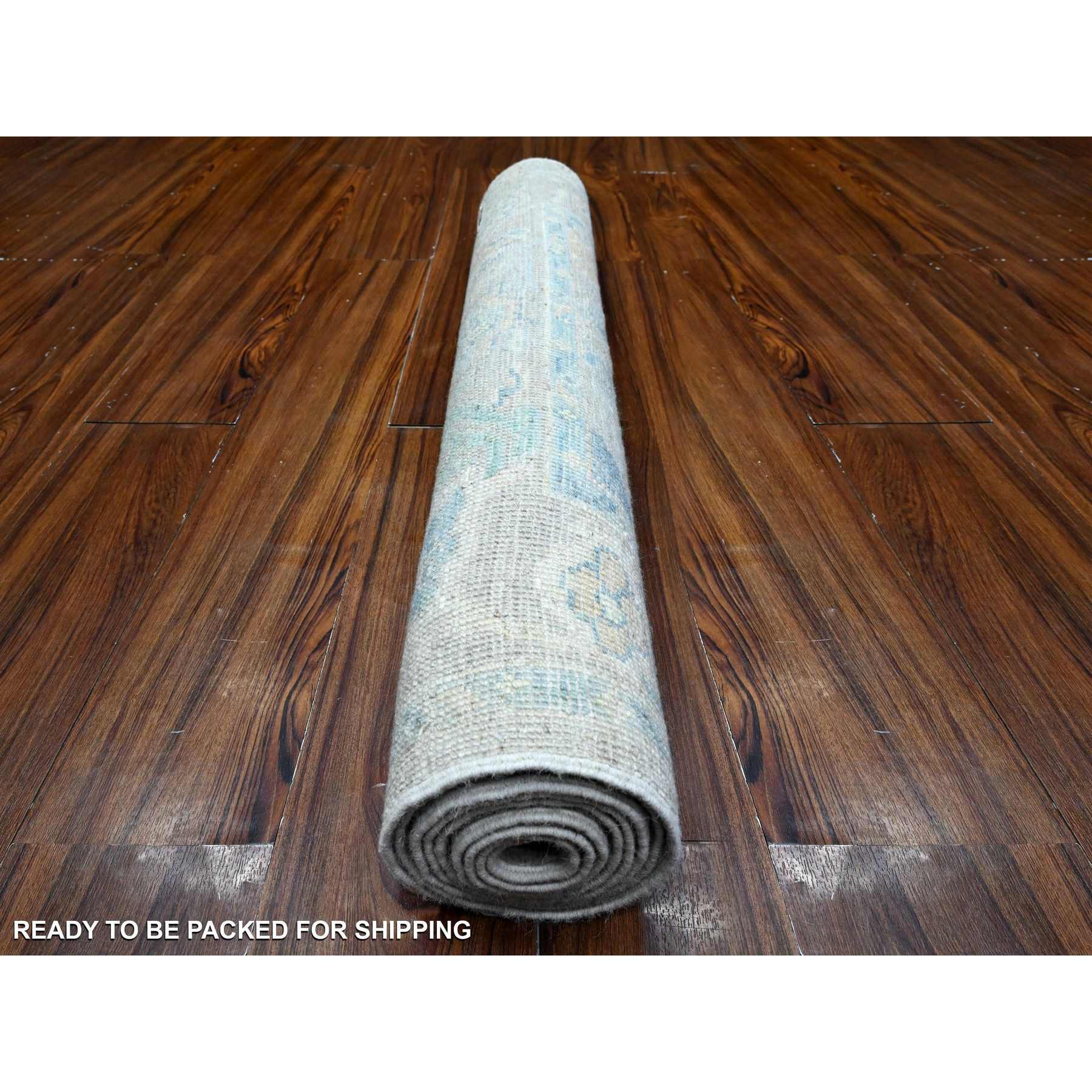 Oushak-And-Peshawar-Hand-Knotted-Rug-448430