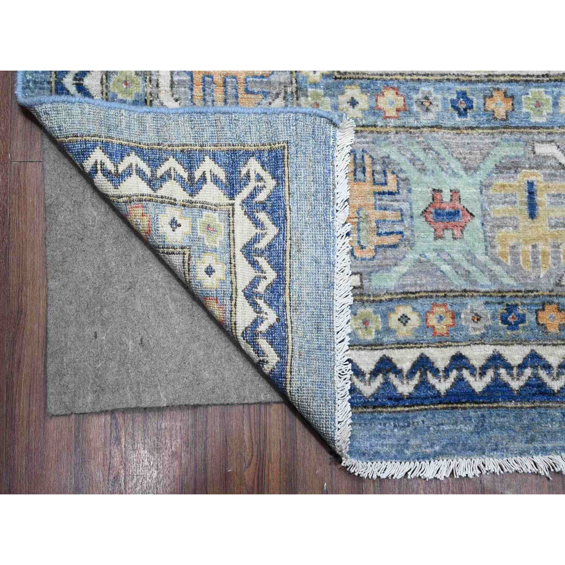 Oushak-And-Peshawar-Hand-Knotted-Rug-448525