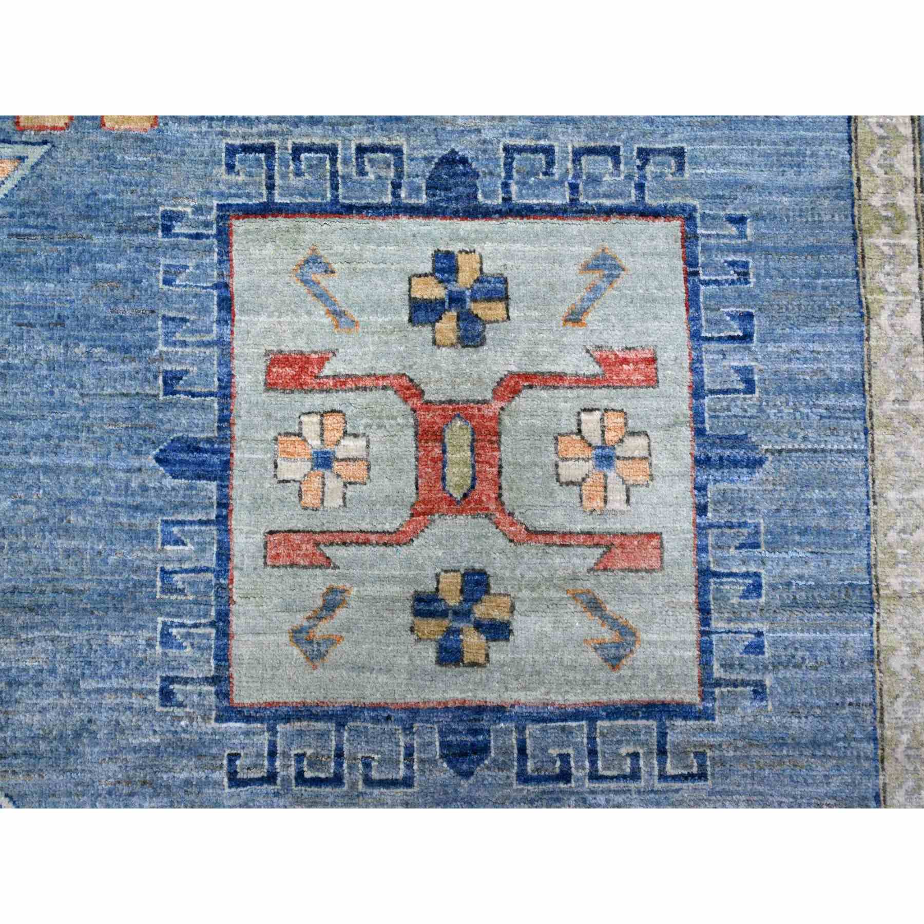 Oushak-And-Peshawar-Hand-Knotted-Rug-448525