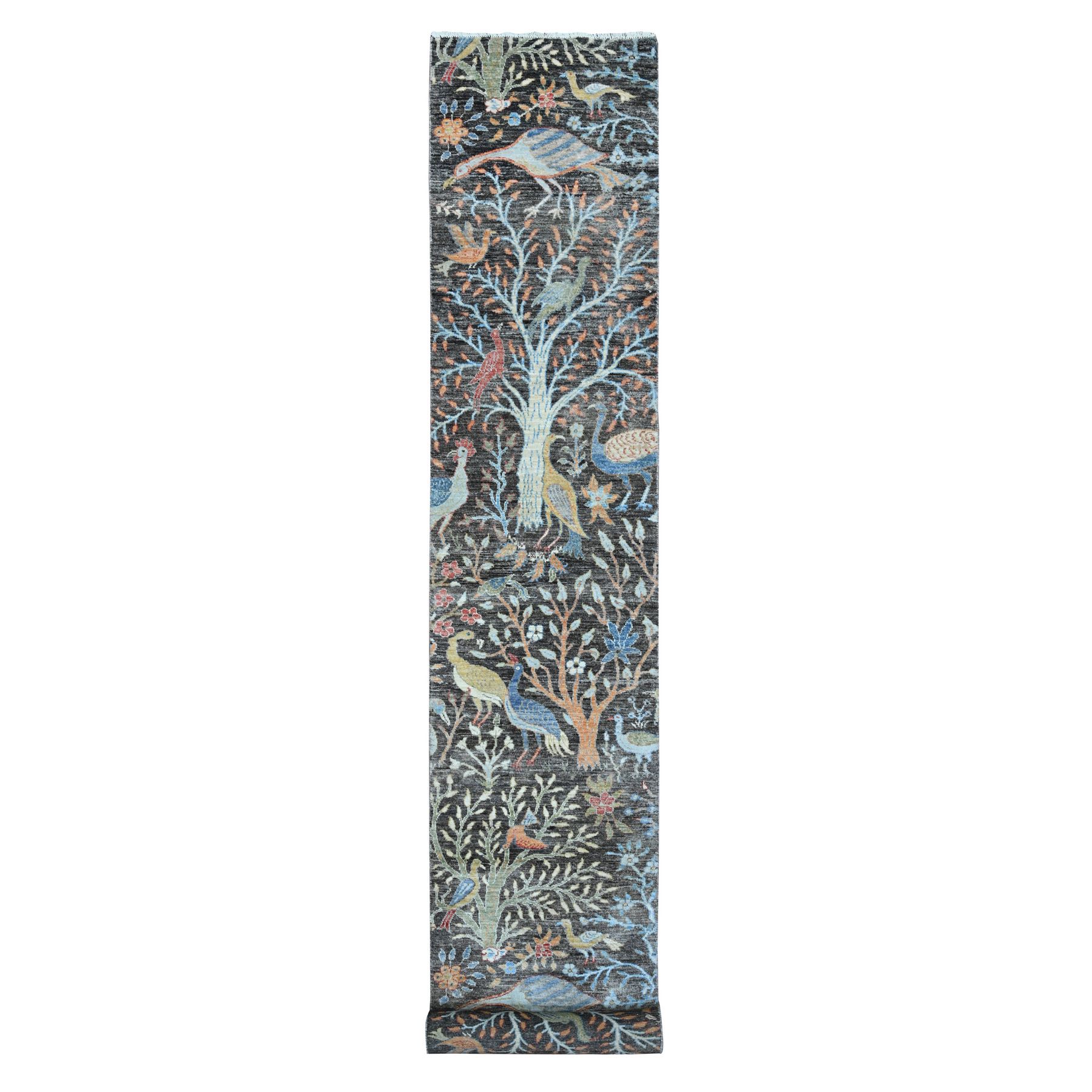 Oushak-And-Peshawar-Hand-Knotted-Rug-448545