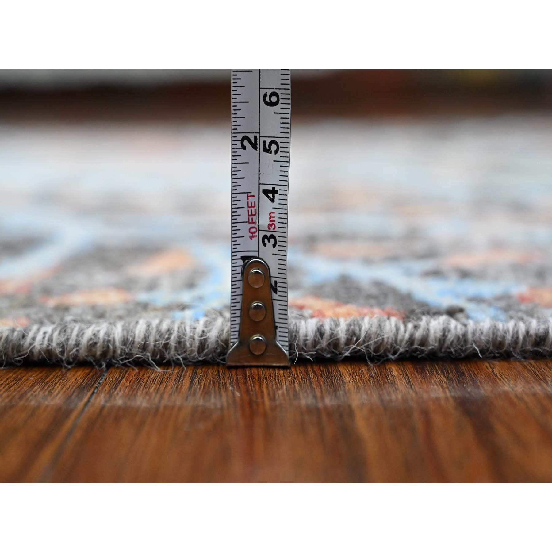 Oushak-And-Peshawar-Hand-Knotted-Rug-448545
