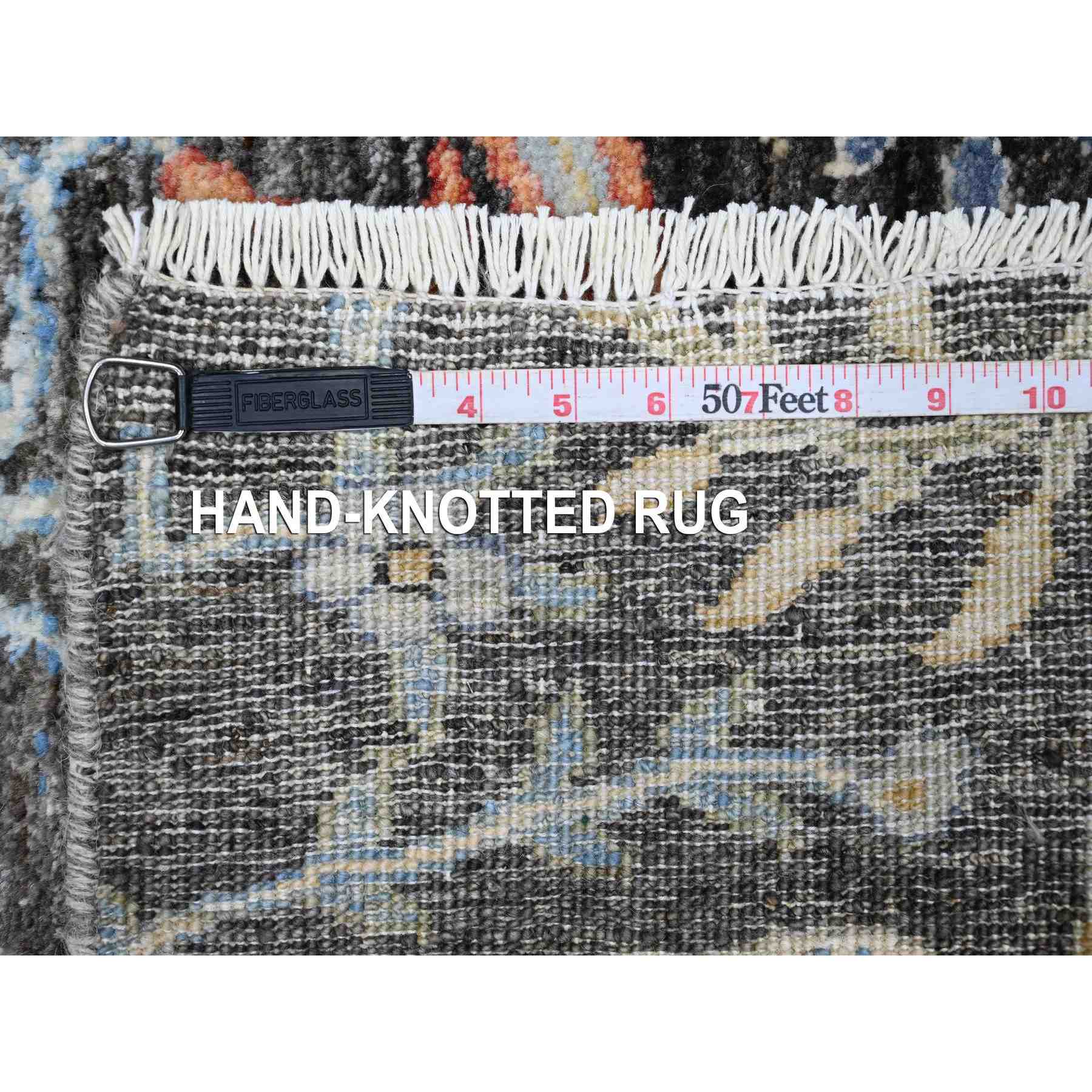 Oushak-And-Peshawar-Hand-Knotted-Rug-448545