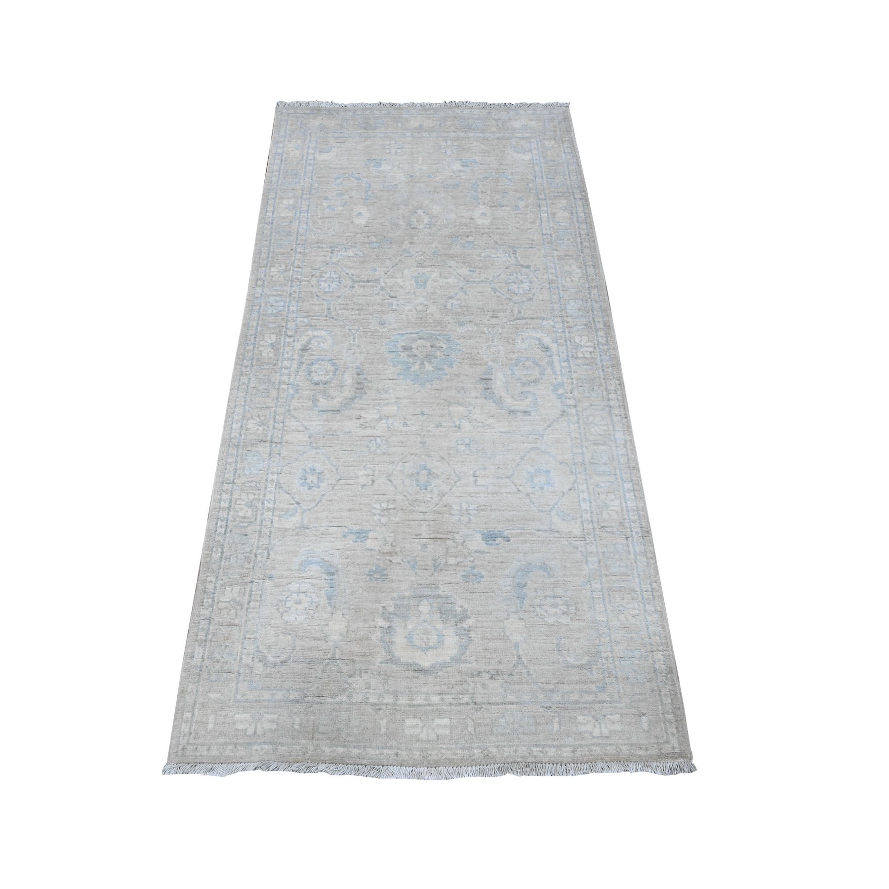 Oushak-And-Peshawar-Hand-Knotted-Rug-448590