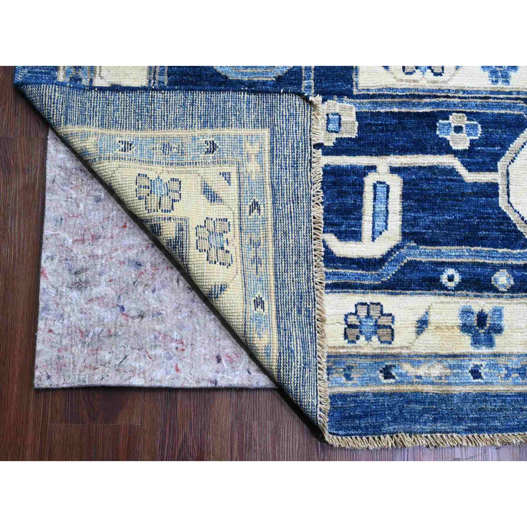 Oushak-And-Peshawar-Hand-Knotted-Rug-448690