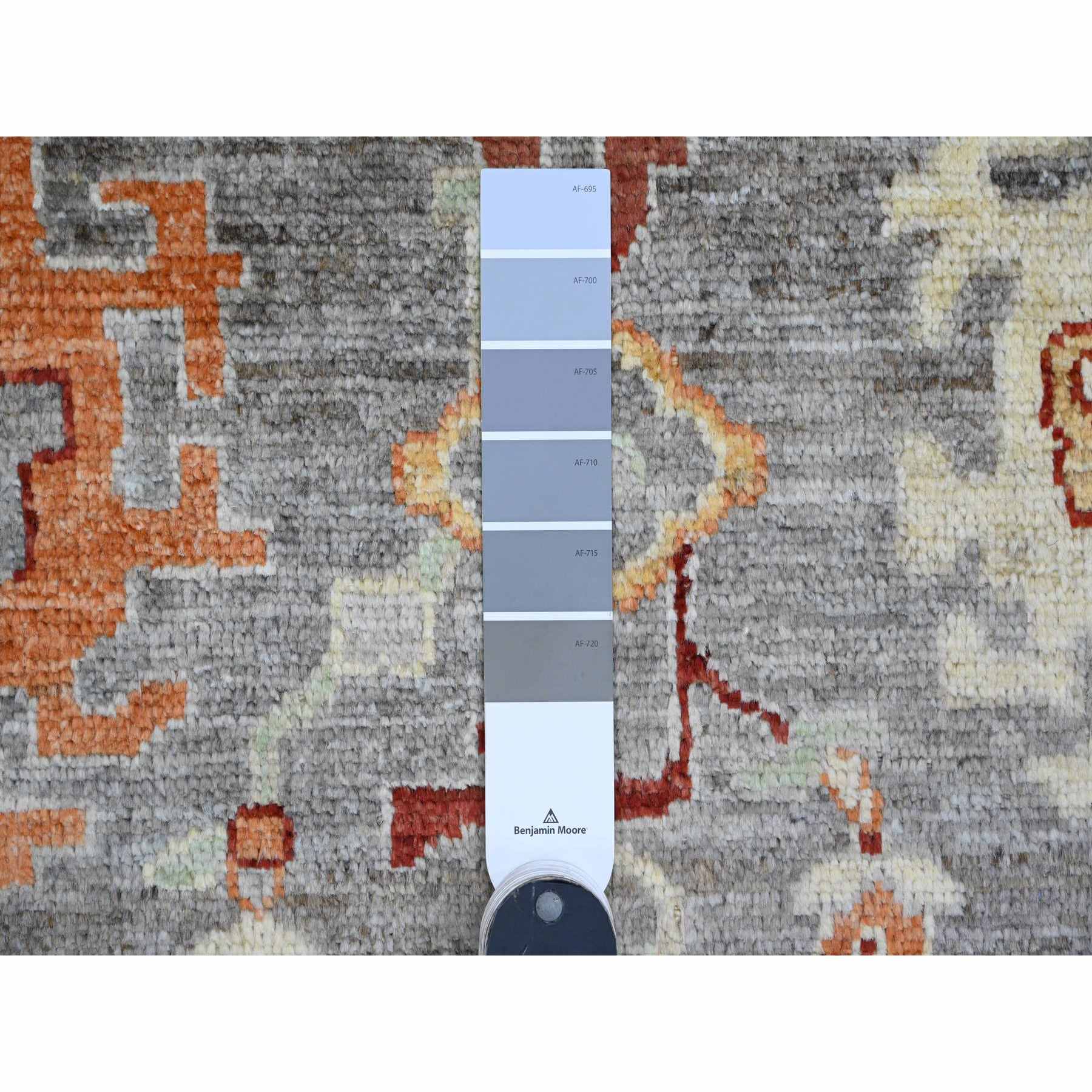 Oushak-And-Peshawar-Hand-Knotted-Rug-448795