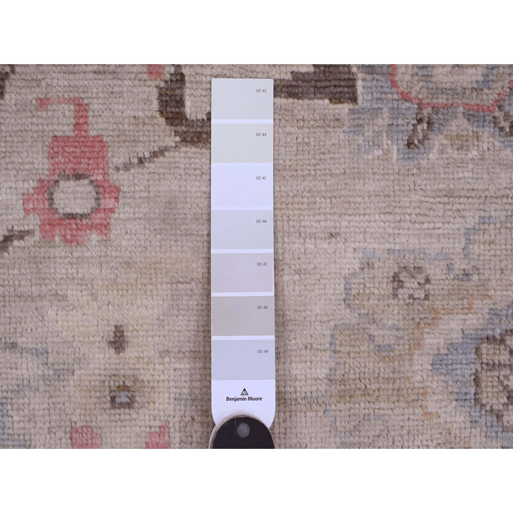 Oushak-And-Peshawar-Hand-Knotted-Rug-448800