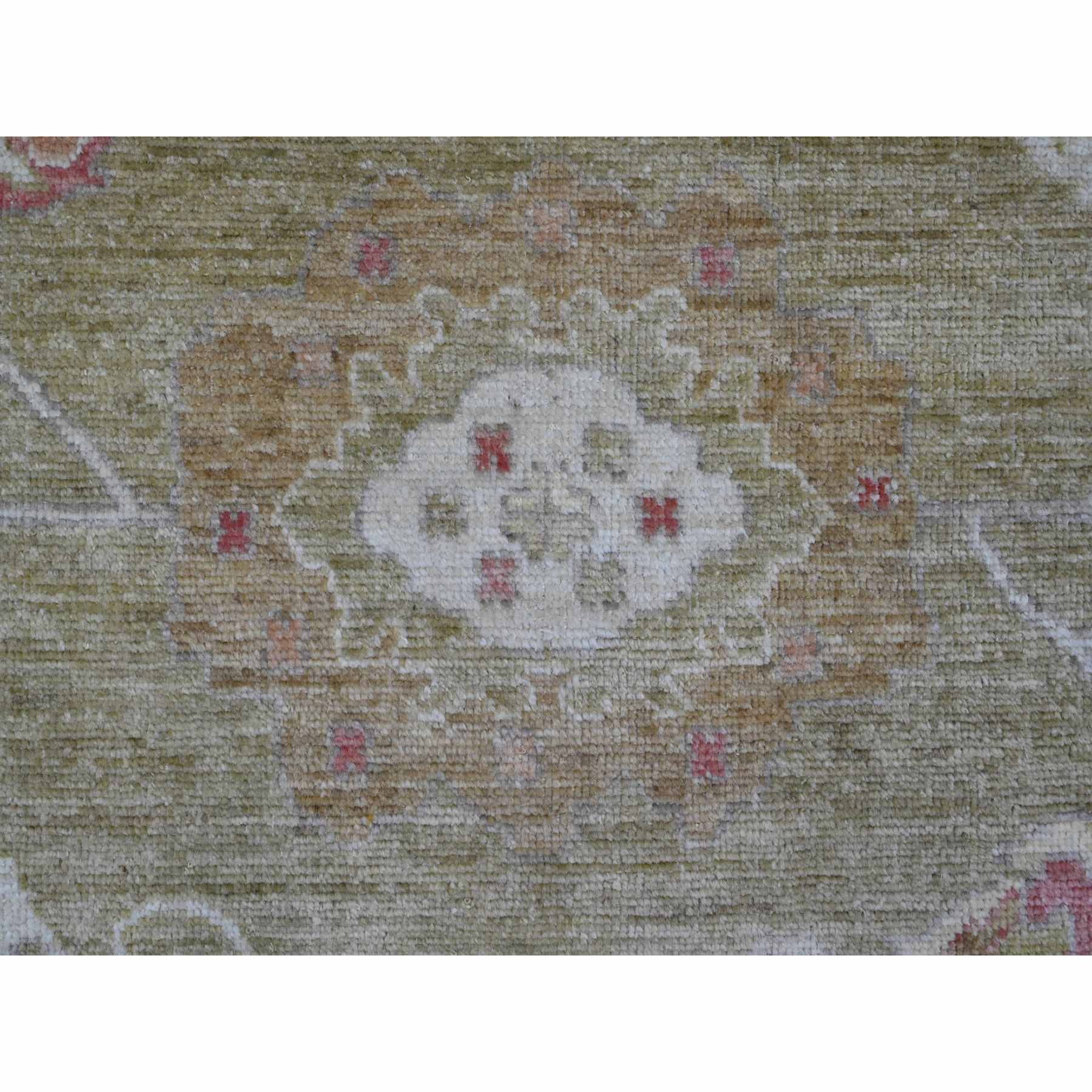 Oushak-And-Peshawar-Hand-Knotted-Rug-448835