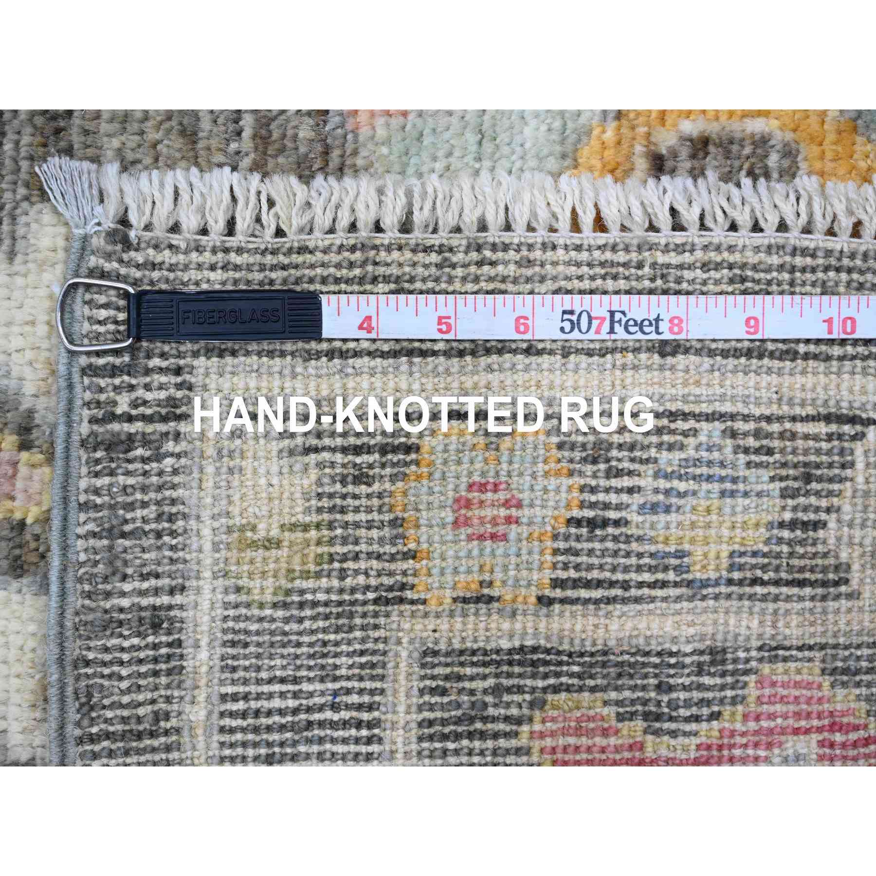 Oushak-And-Peshawar-Hand-Knotted-Rug-448885
