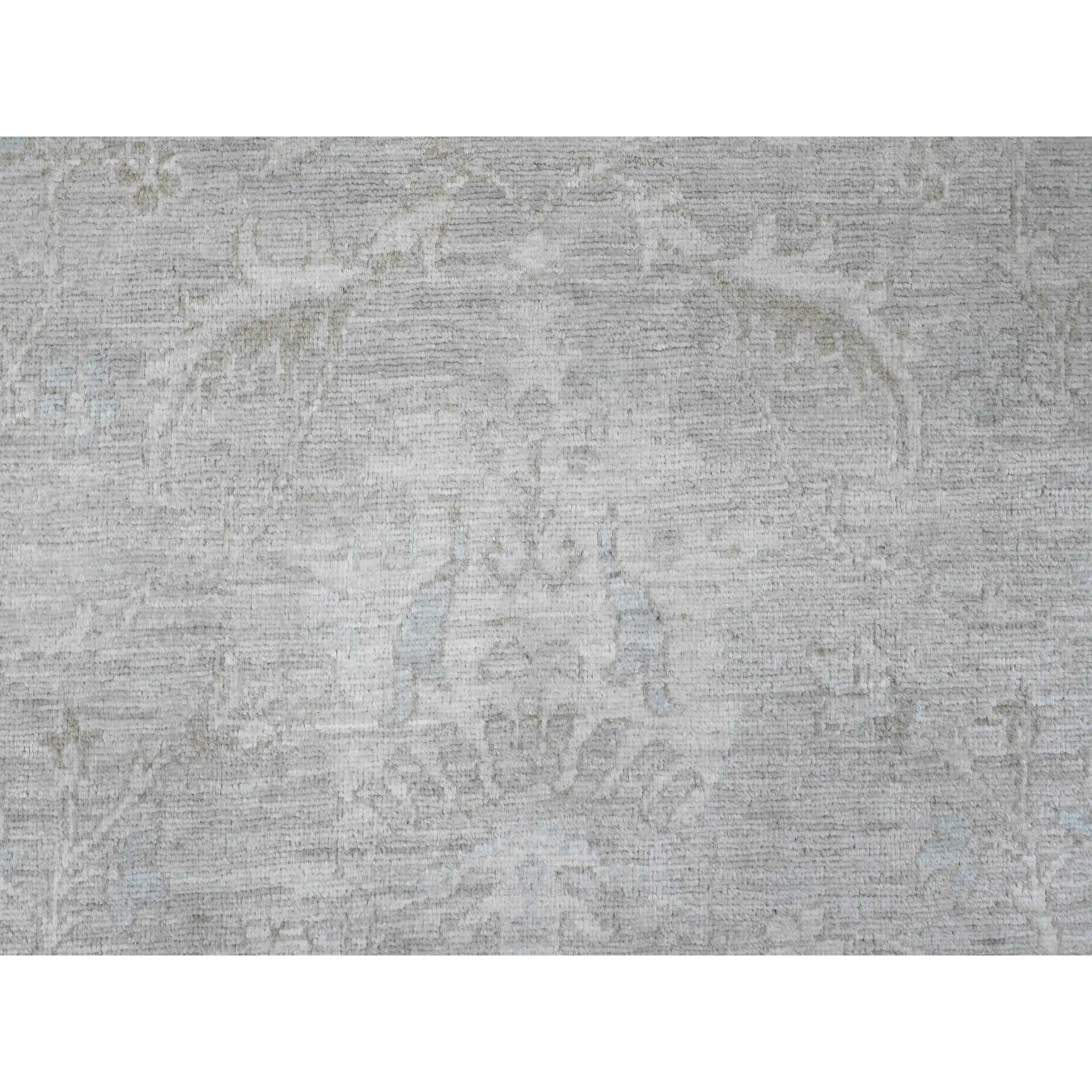 Oushak-And-Peshawar-Hand-Knotted-Rug-448975