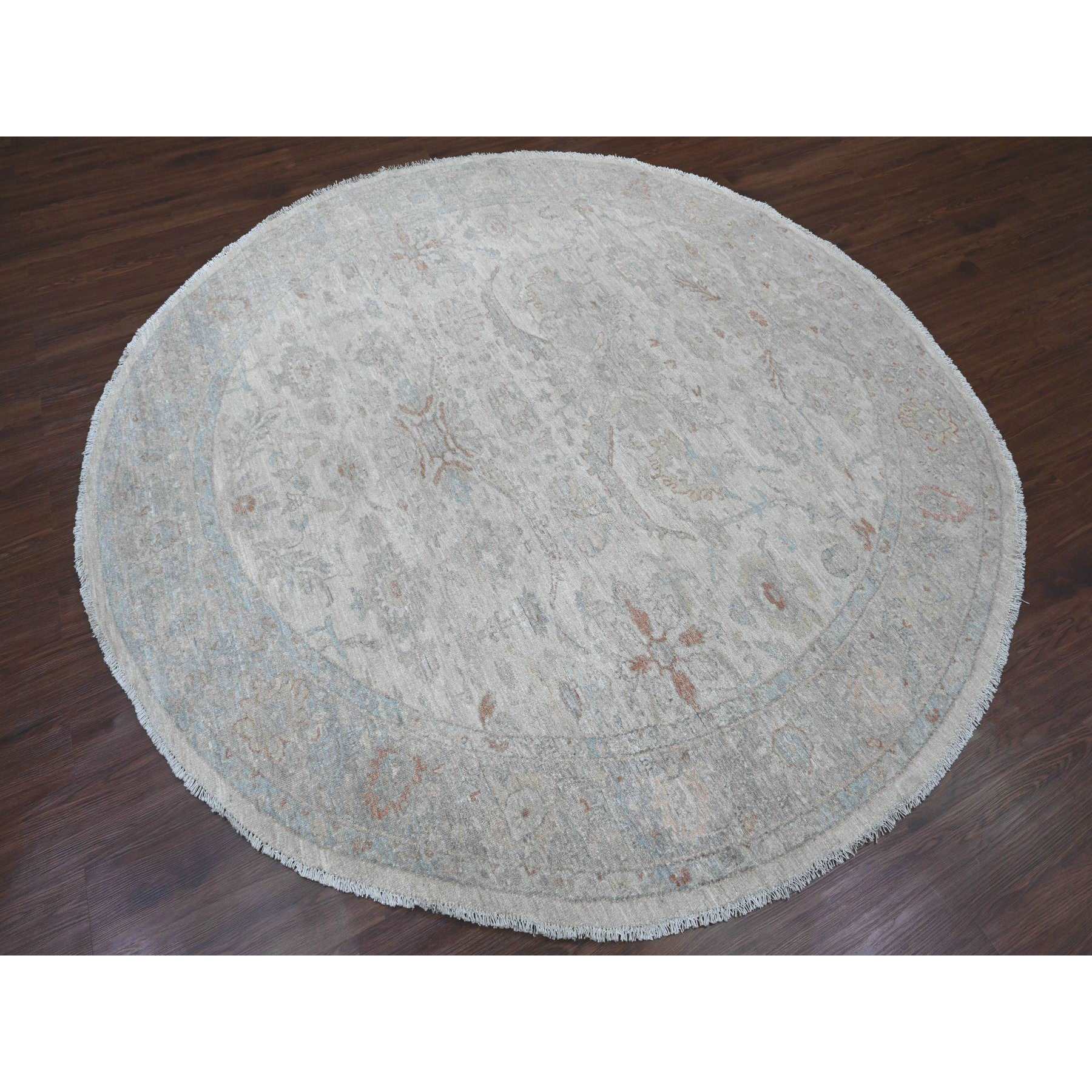Oushak-And-Peshawar-Hand-Knotted-Rug-448980