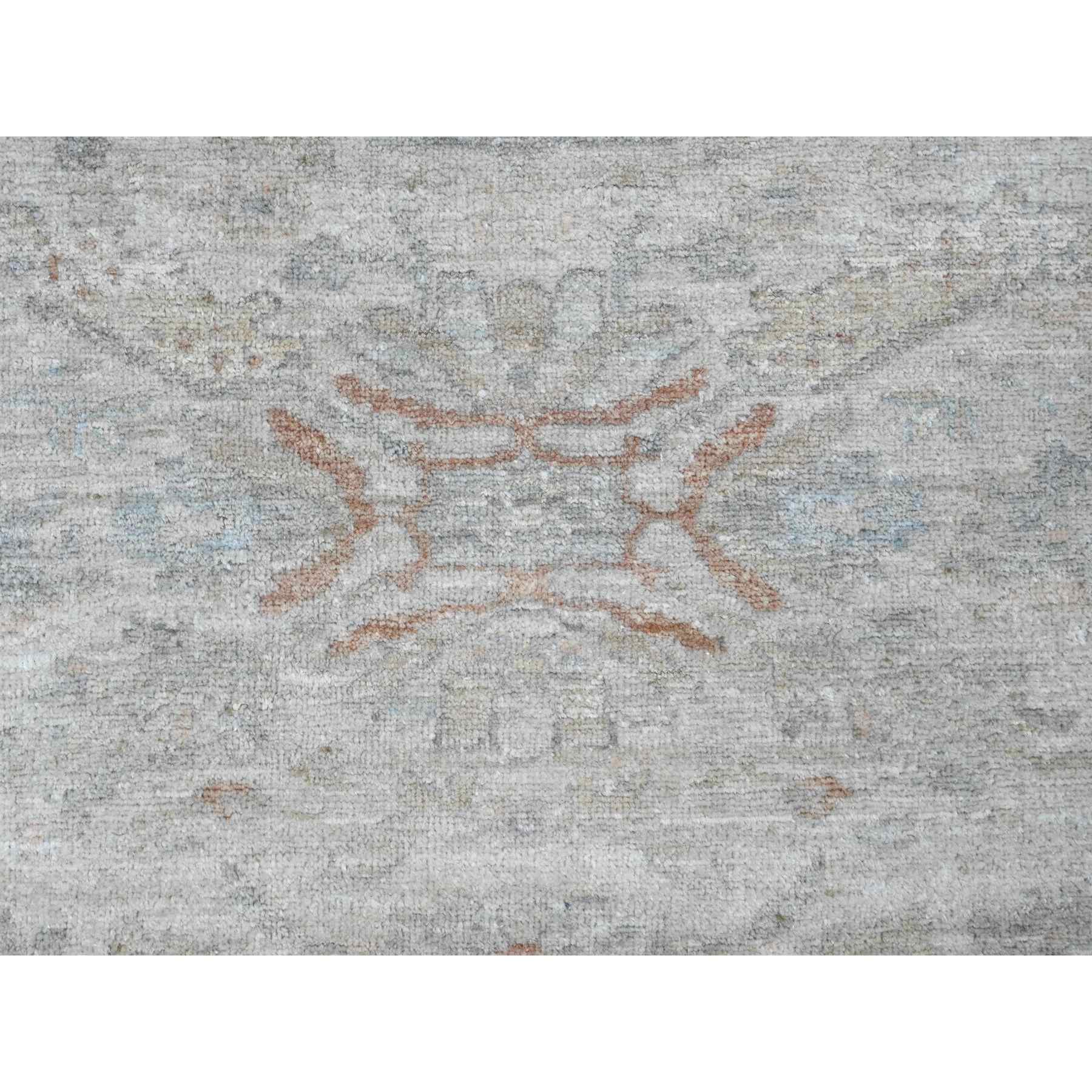 Oushak-And-Peshawar-Hand-Knotted-Rug-448980