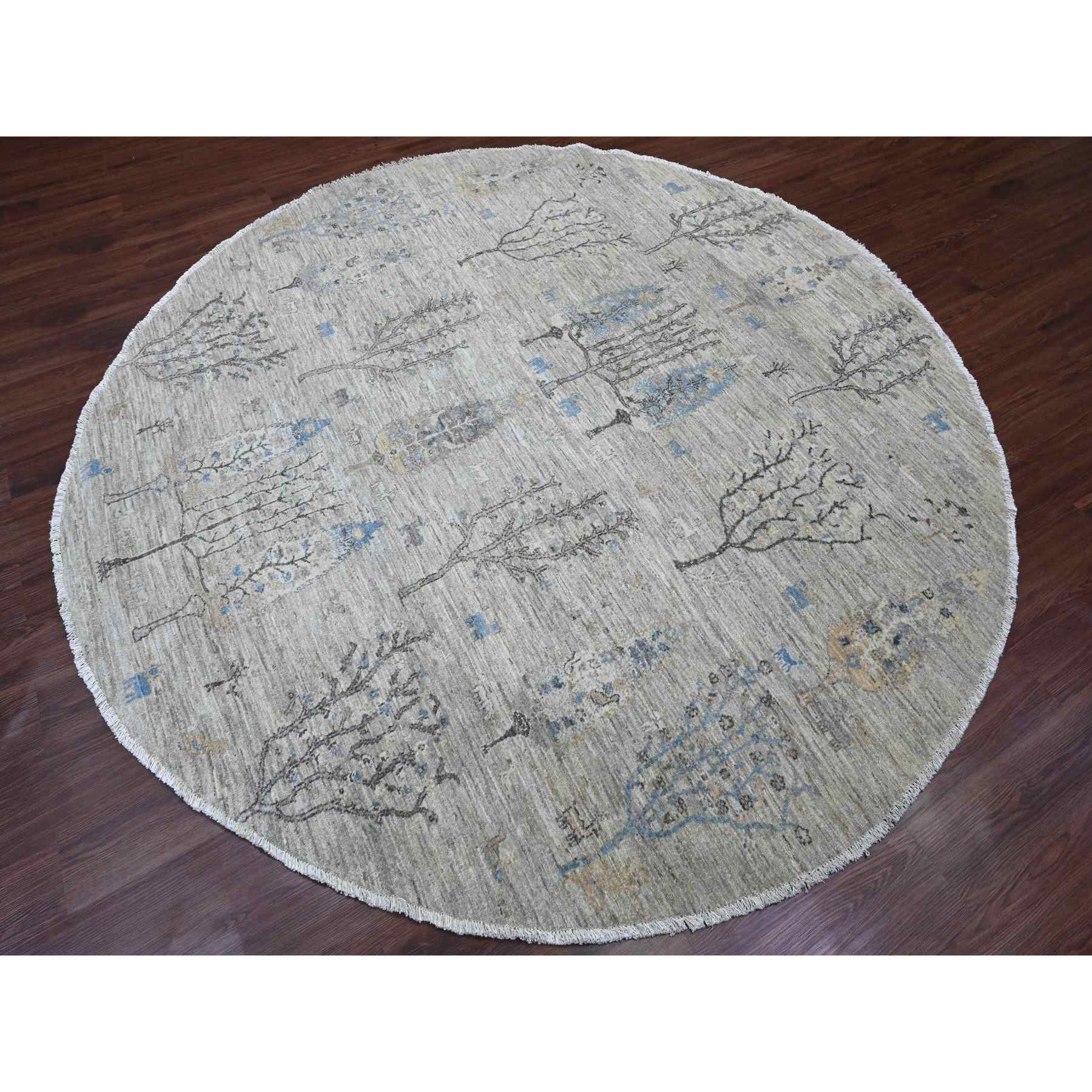 Oushak-And-Peshawar-Hand-Knotted-Rug-448985