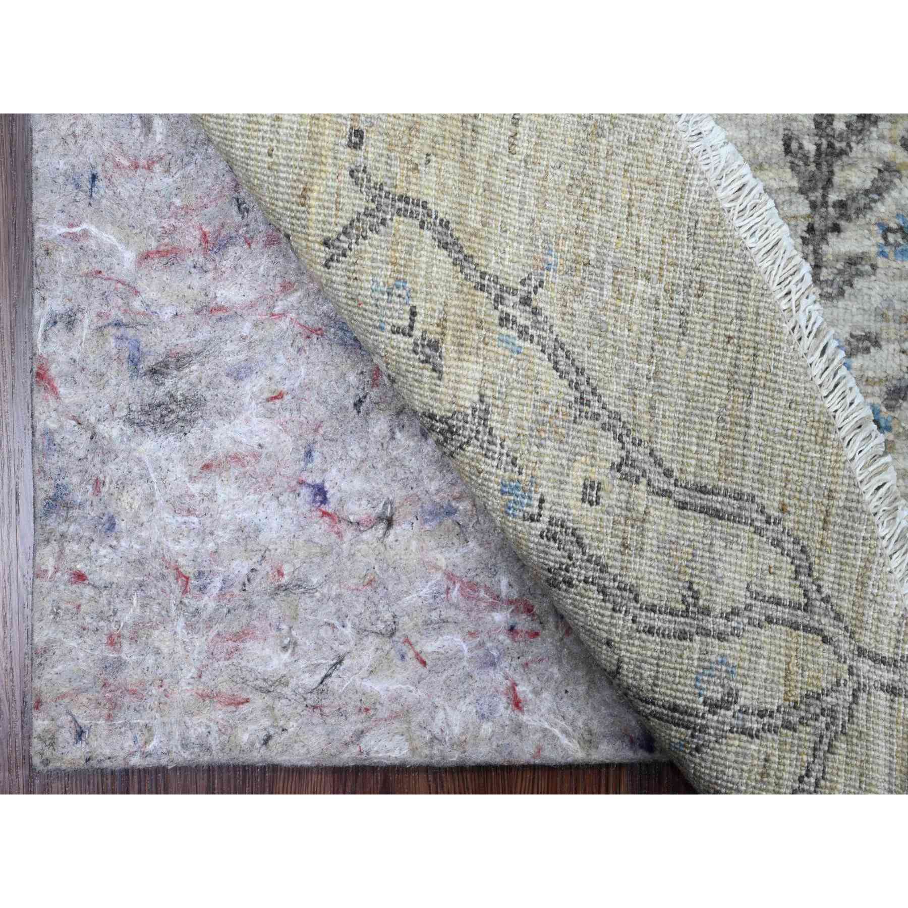 Oushak-And-Peshawar-Hand-Knotted-Rug-448985