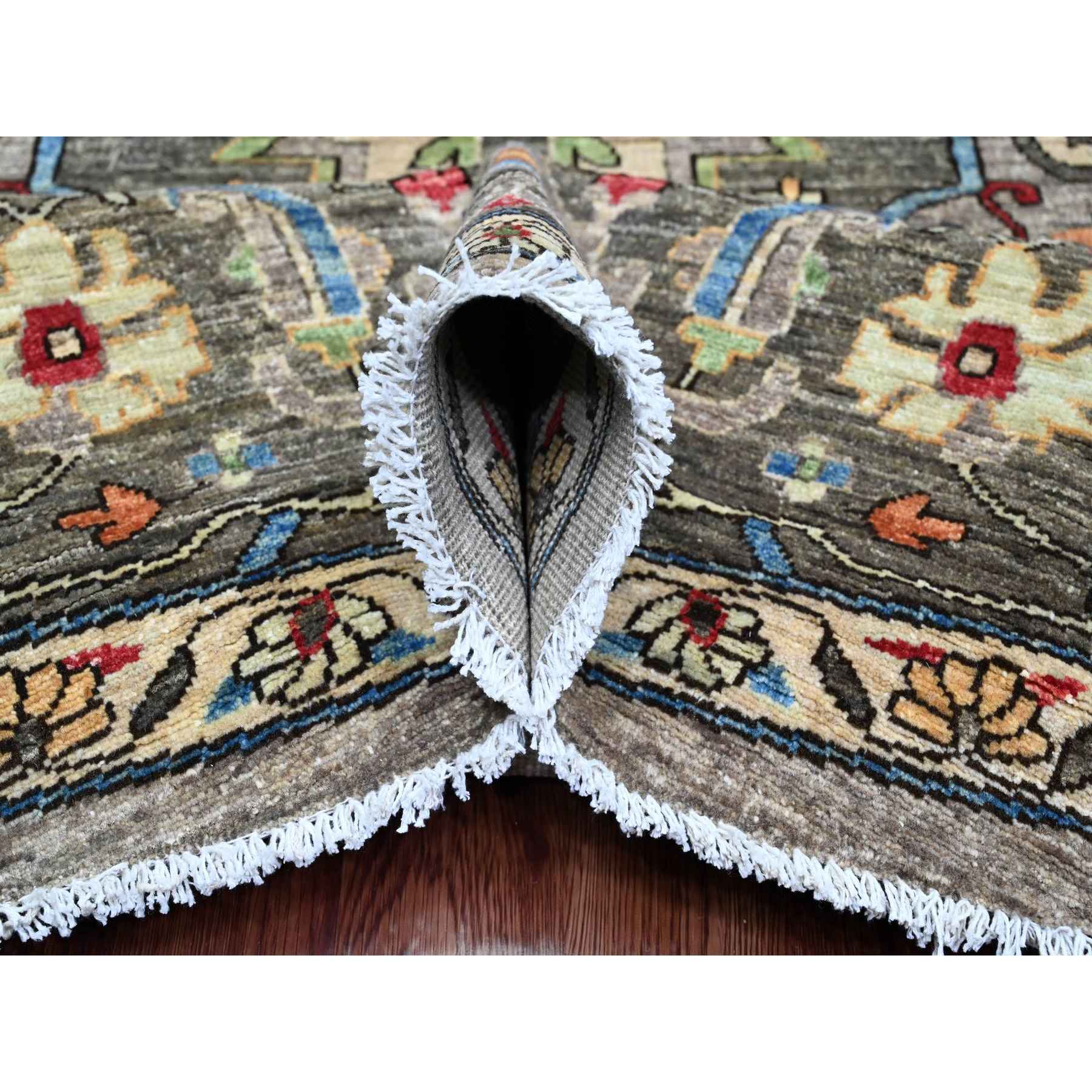 Oushak-And-Peshawar-Hand-Knotted-Rug-449000