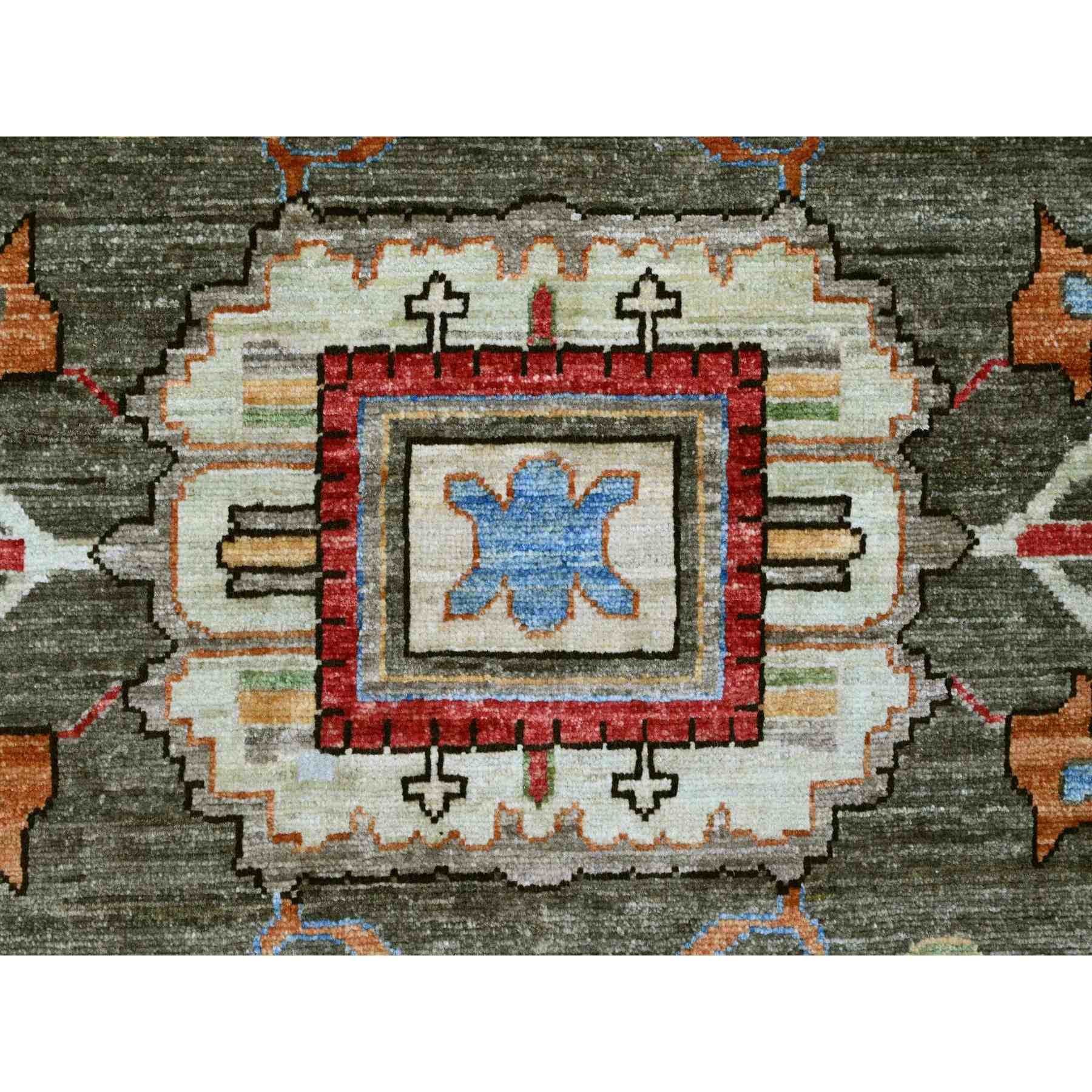 Oushak-And-Peshawar-Hand-Knotted-Rug-449000