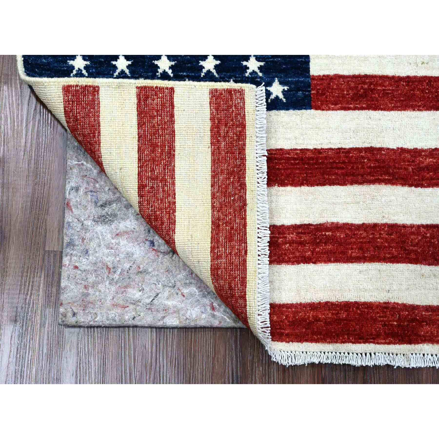Oushak-And-Peshawar-Hand-Knotted-Rug-449020
