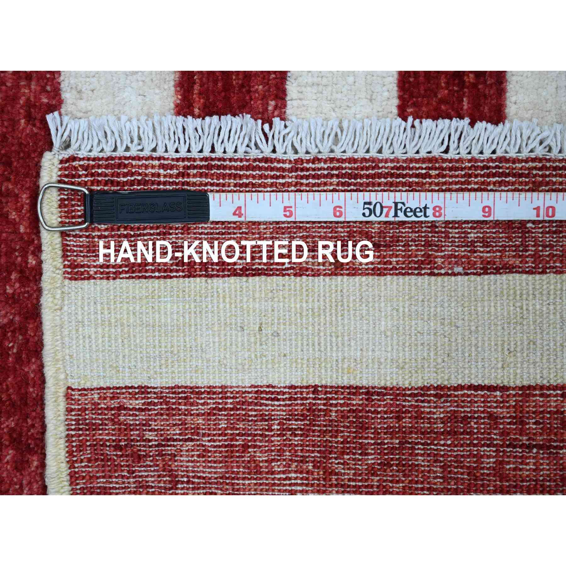 Oushak-And-Peshawar-Hand-Knotted-Rug-449020